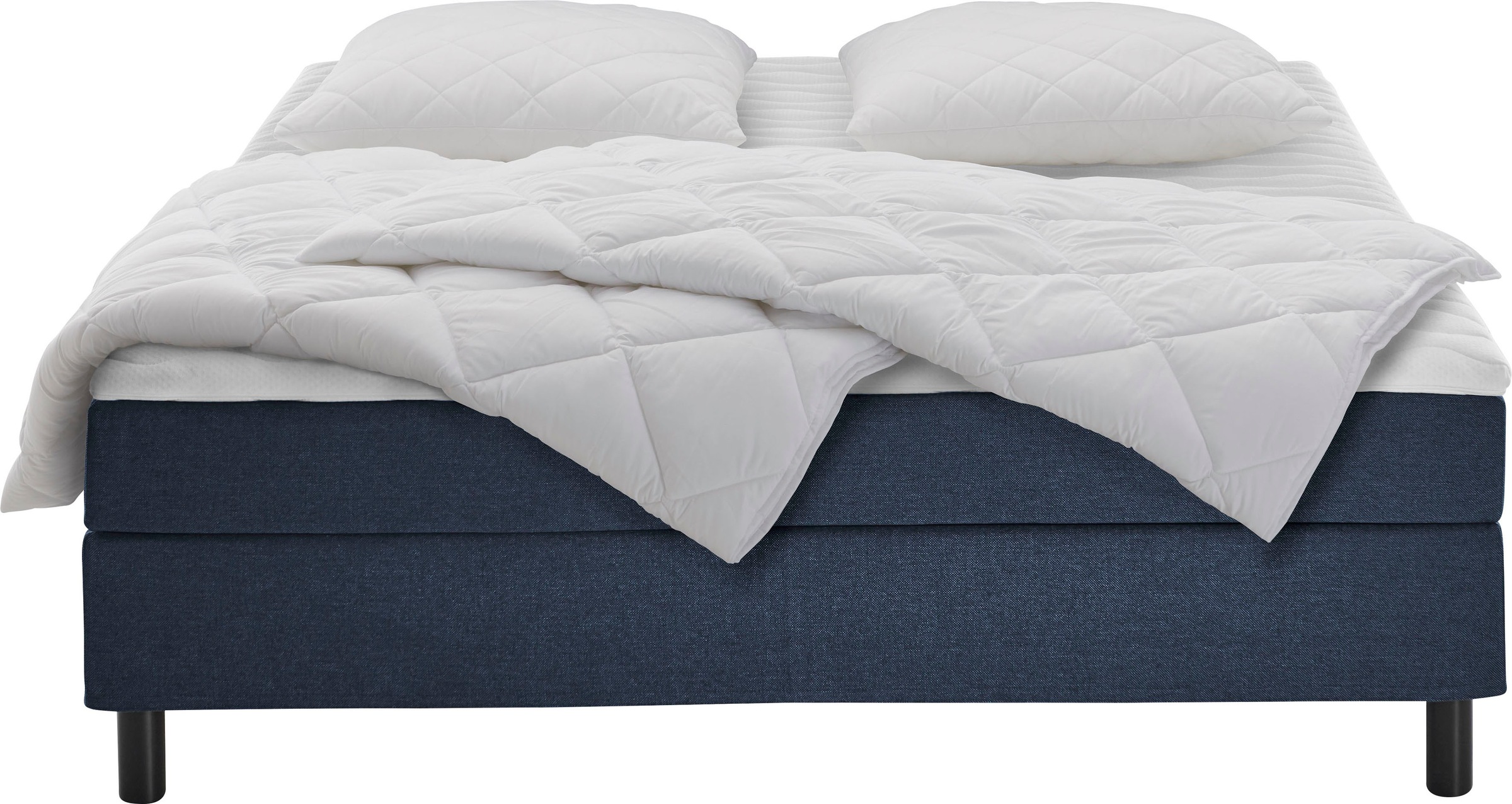 ATLANTIC home collection Boxbett »Happy«, ohne Kopfteil, mit Topper, wahlweise mit oder ohne Bettwaren