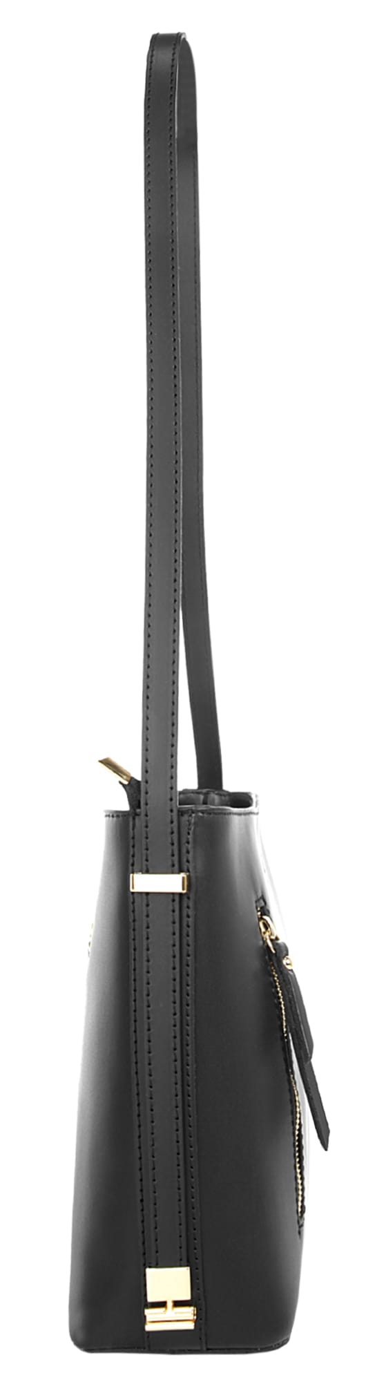 Cluty Henkeltasche, echt Leder, Made in Italy