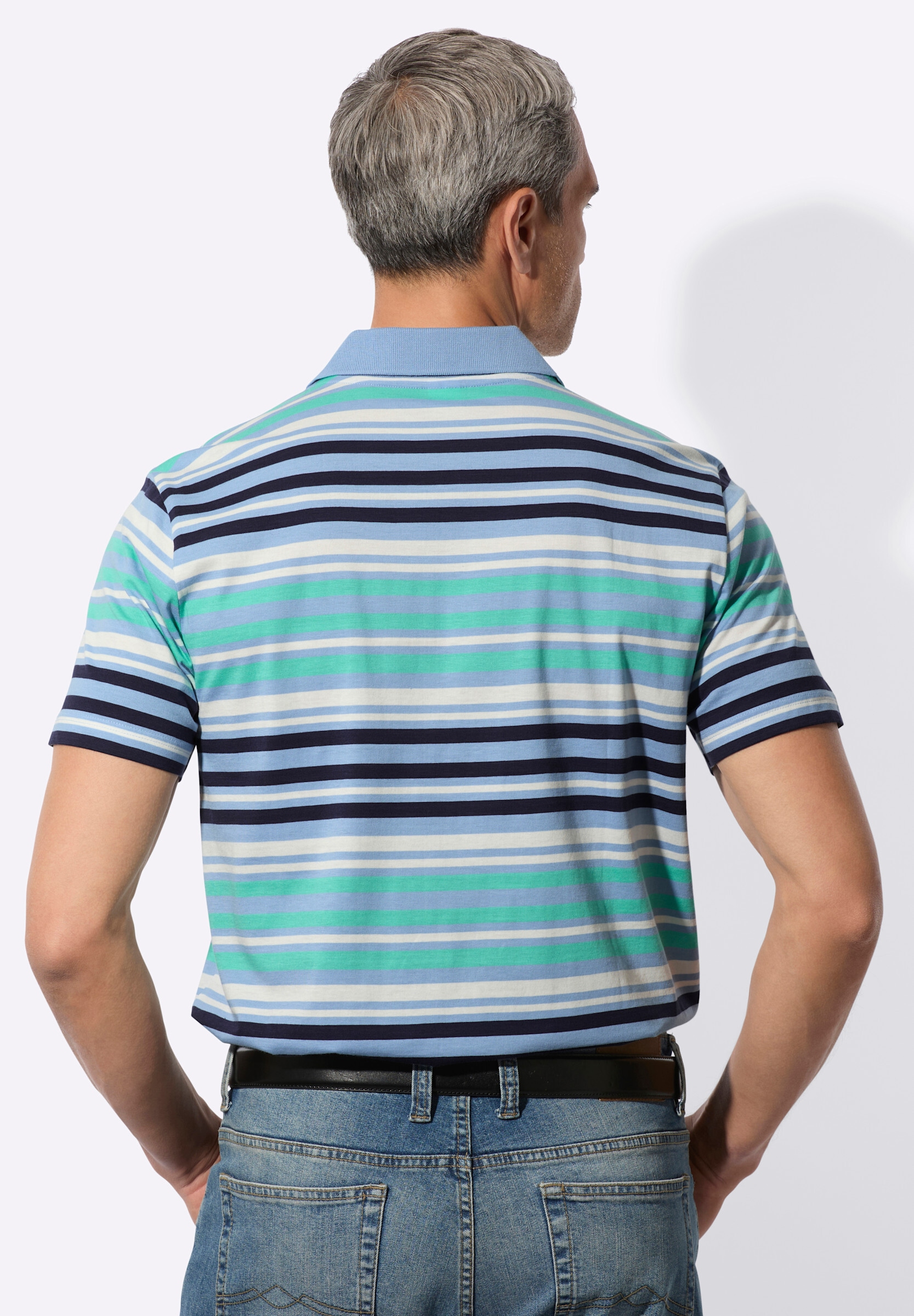 Sieh an! Poloshirt »Kurzarm-Poloshirt Poloshirt«