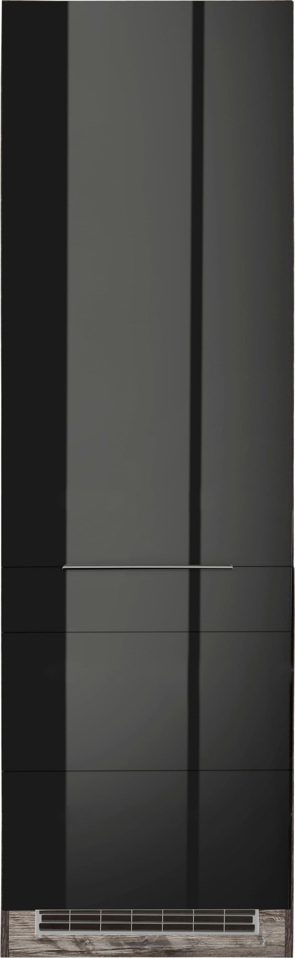 KOCHSTATION Kühlumbauschrank »KS-Brindisi«, 60 cm breit, 200 cm hoch, hochwertige MDF Fronten