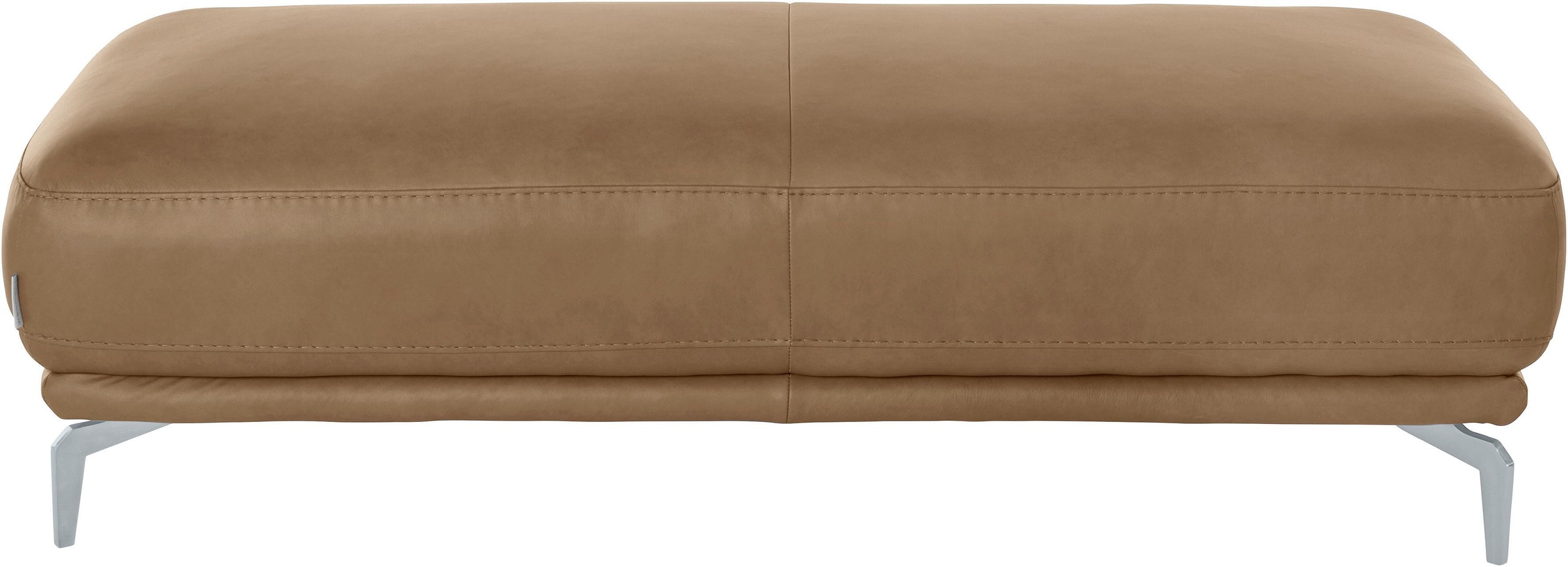 W.SCHILLIG Hocker »montanaa«, mit Metallfüßen in Silber matt, Breite 141 cm
