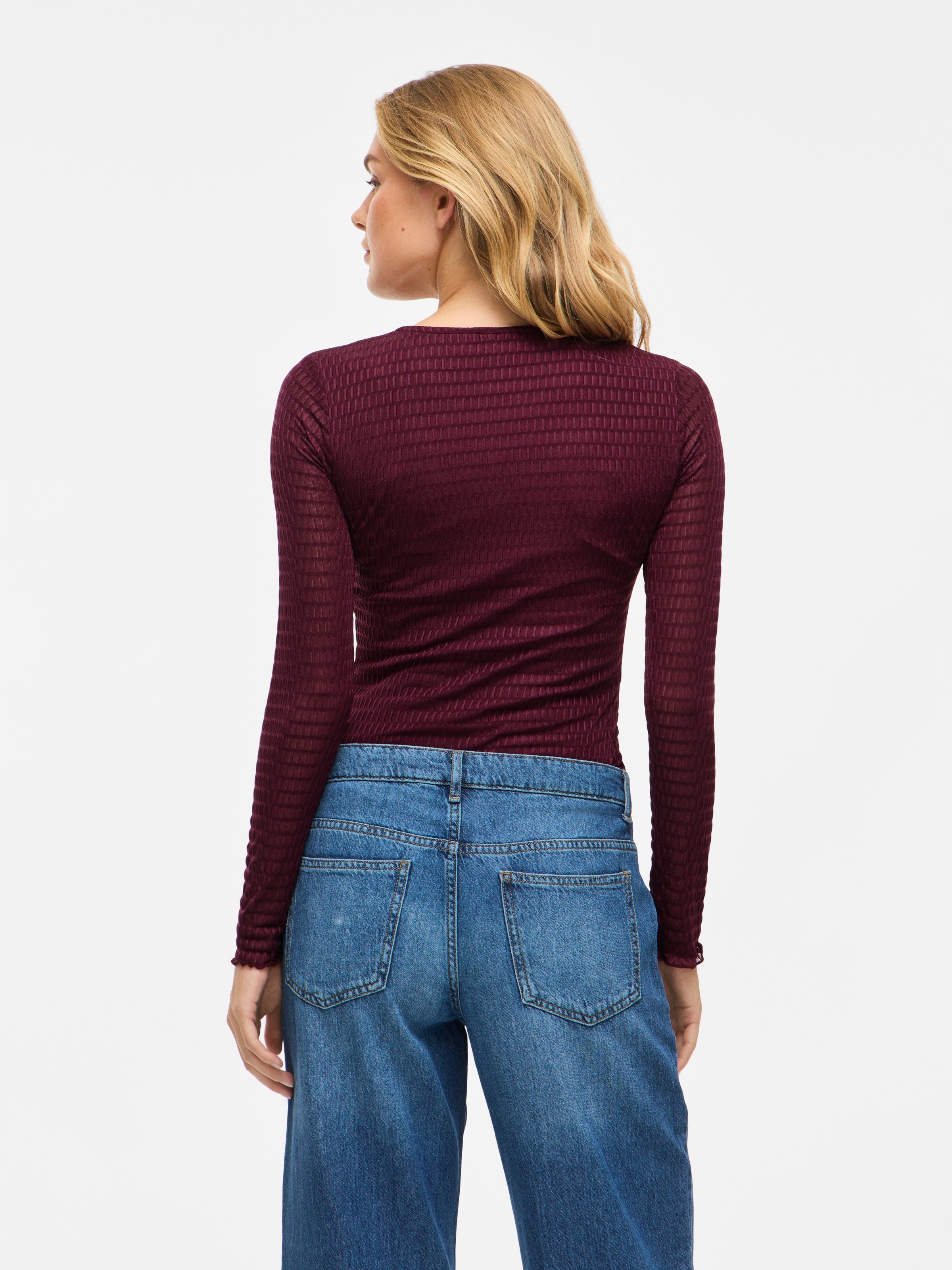 Vila Langarmshirt »VILARINE O-NECK L/S TOP - NOOS«