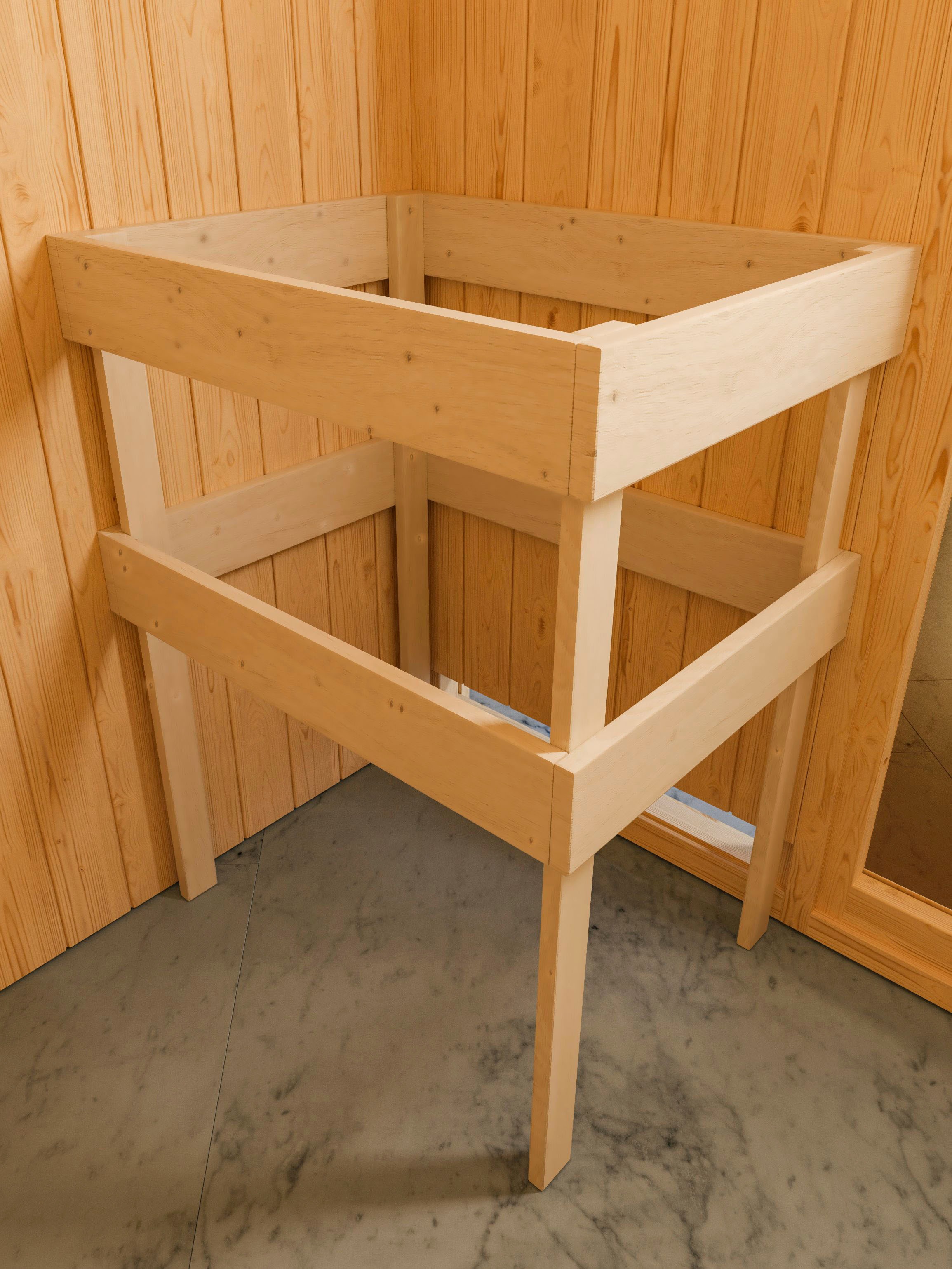Karibu Sauna »Mia (Fronteinstieg)« Ofen 9 KW externe Strg easy