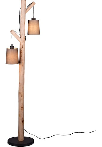 andas Stehlampe »Pitholm«, 2 flammig-flammig, Stehleuchte aus naturbel.Echtholz mit... kaufen