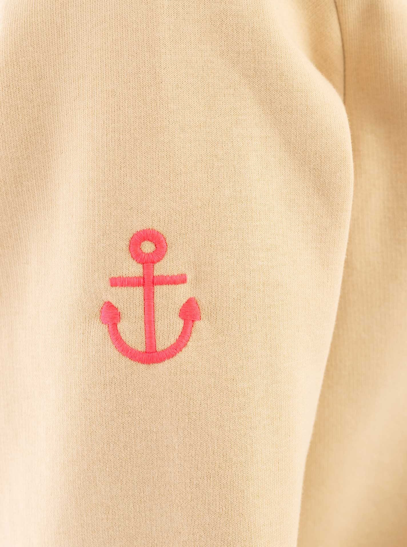 Zwillingsherz Hoodie , Langarm, Kapuze, Neon-Details, Kordelzug, Frontprint, Kängurutasche
