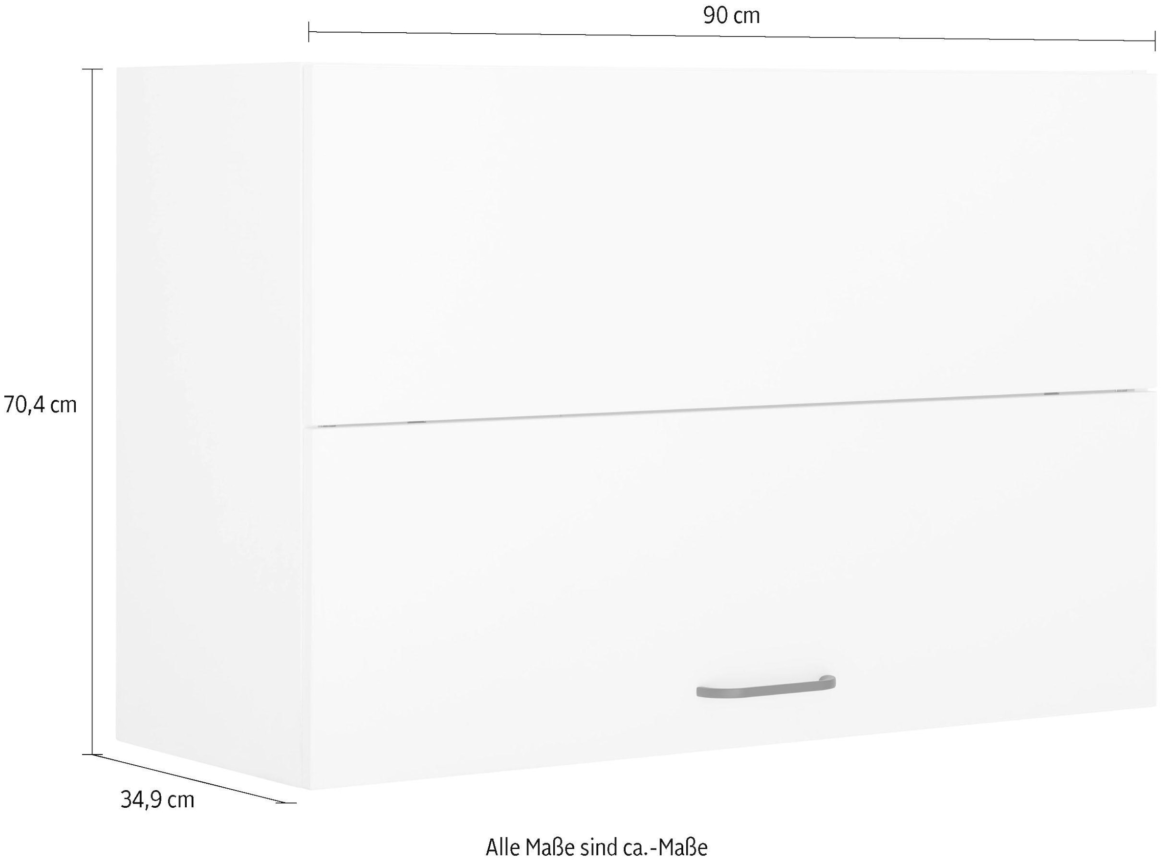 OPTIFIT Faltlifthängeschrank »Elga«, mit Soft-Close-Funktion und  Metallgriffe, Breite 90 cm auf Rechnung bestellen