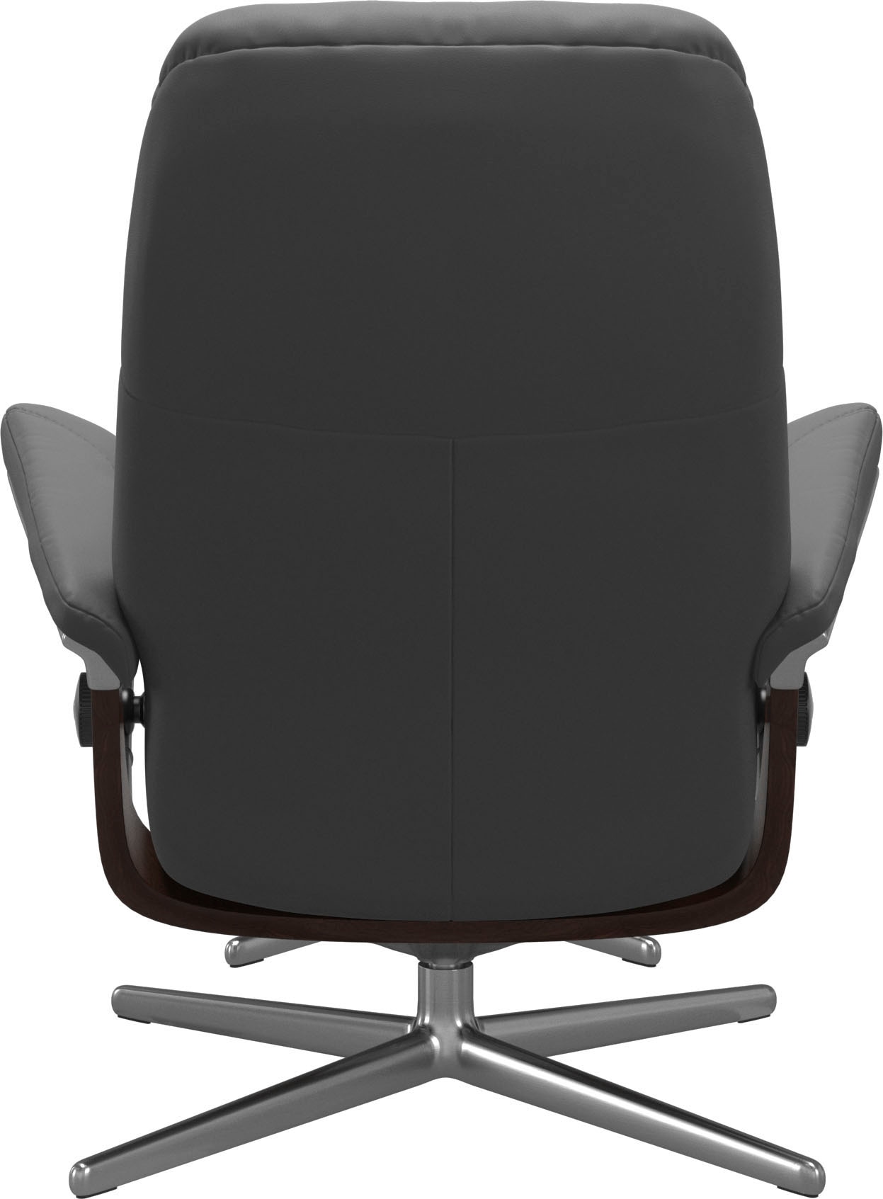 Stressless® Fußhocker »Consul« mit Cross Base, Größe S, M & L, Holzakzent Braun