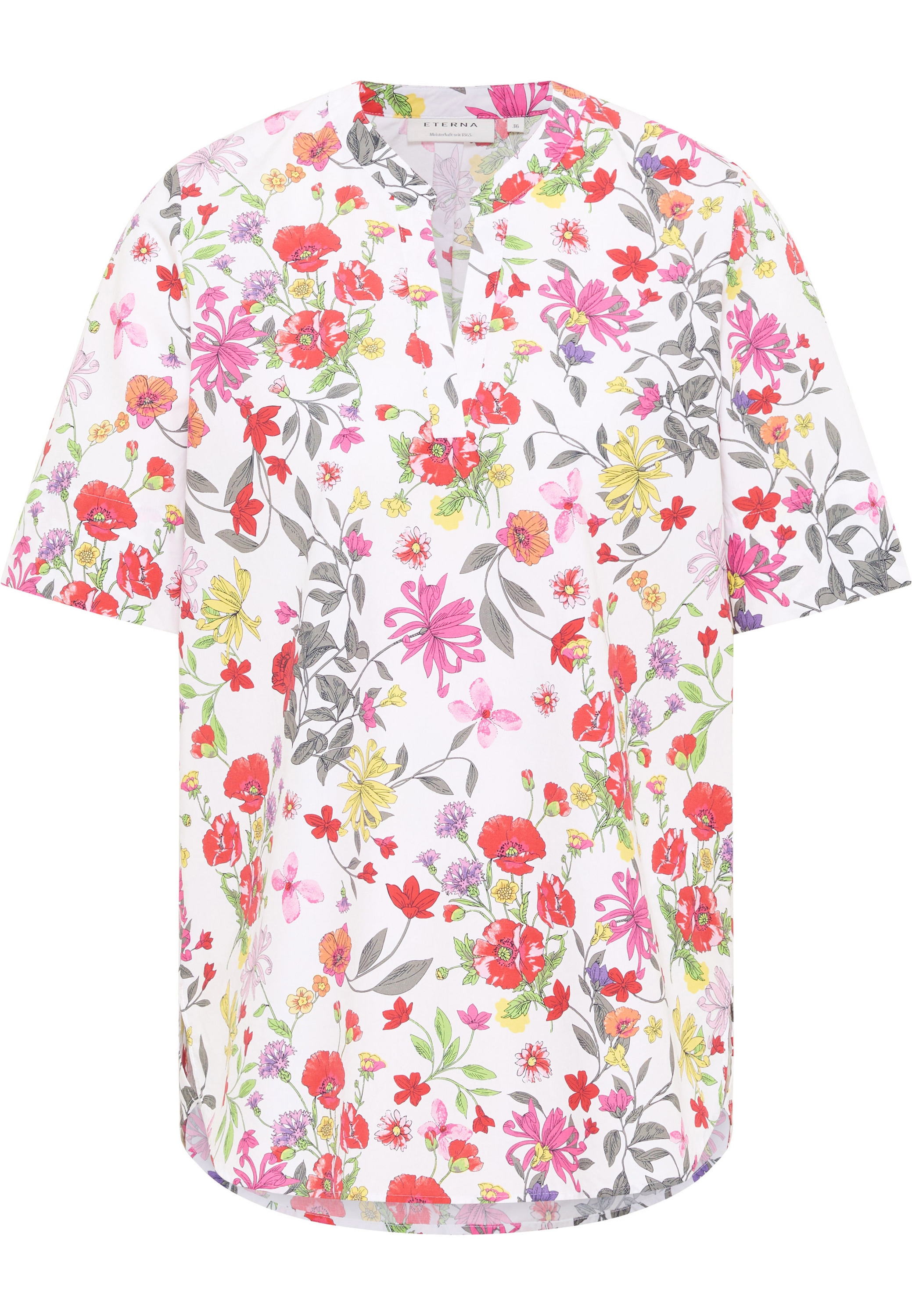 Eterna Longbluse »LOOSE FIT« EASY IRON (bügelleicht)