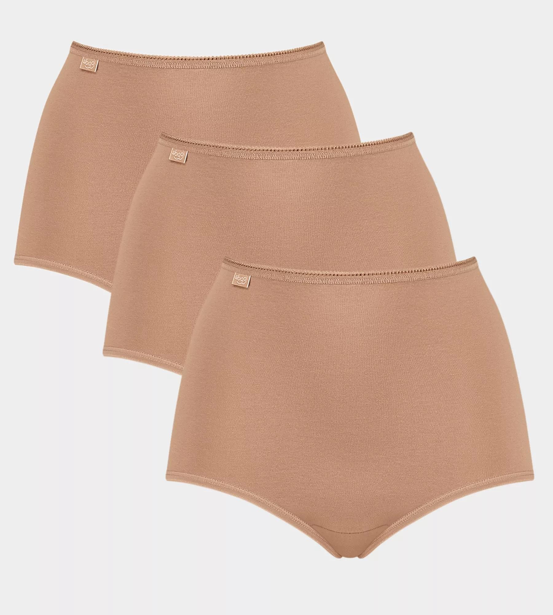 sloggi Maxislip »24/7 Cotton« höher geschnittene Passform, elastisch, Spitze, blickdicht, weich