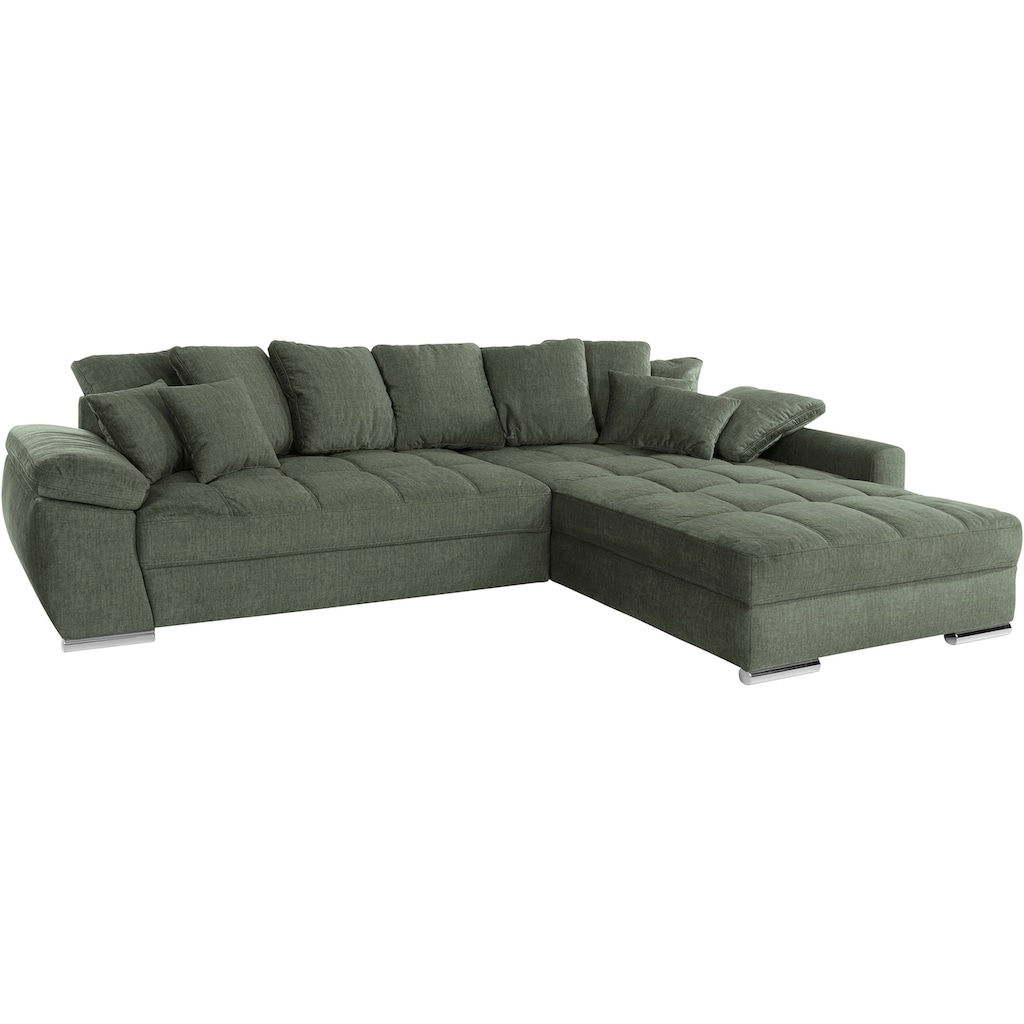 INOSIGN Ecksofa »Gwenni L-Form«, auch in Haustierstoff Aqua Clean Supreme erhältlich, incl. 4 Kissen