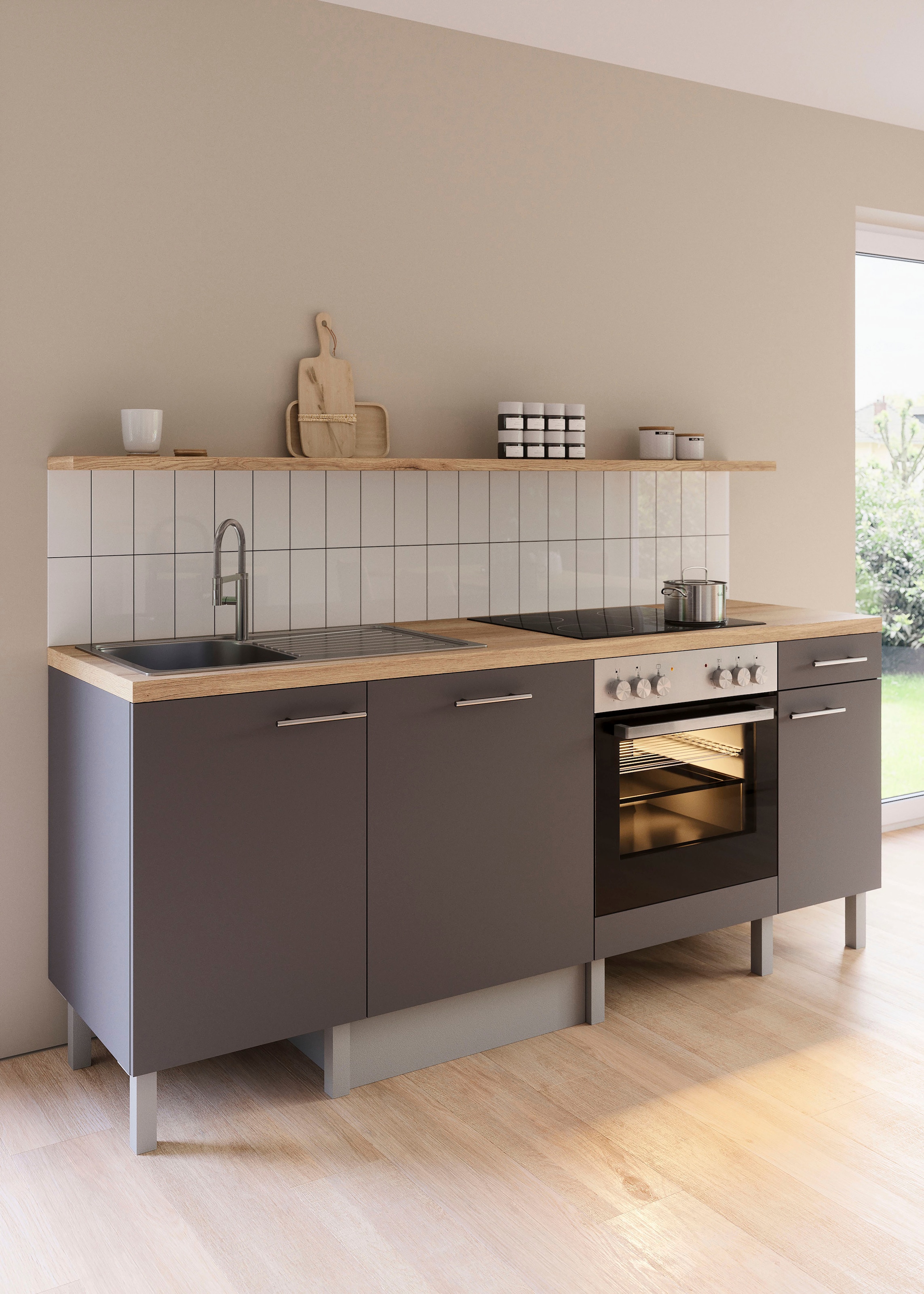 OPTIFIT Küche "Lilly" Breite 210, wahlweise mit E-Geräten