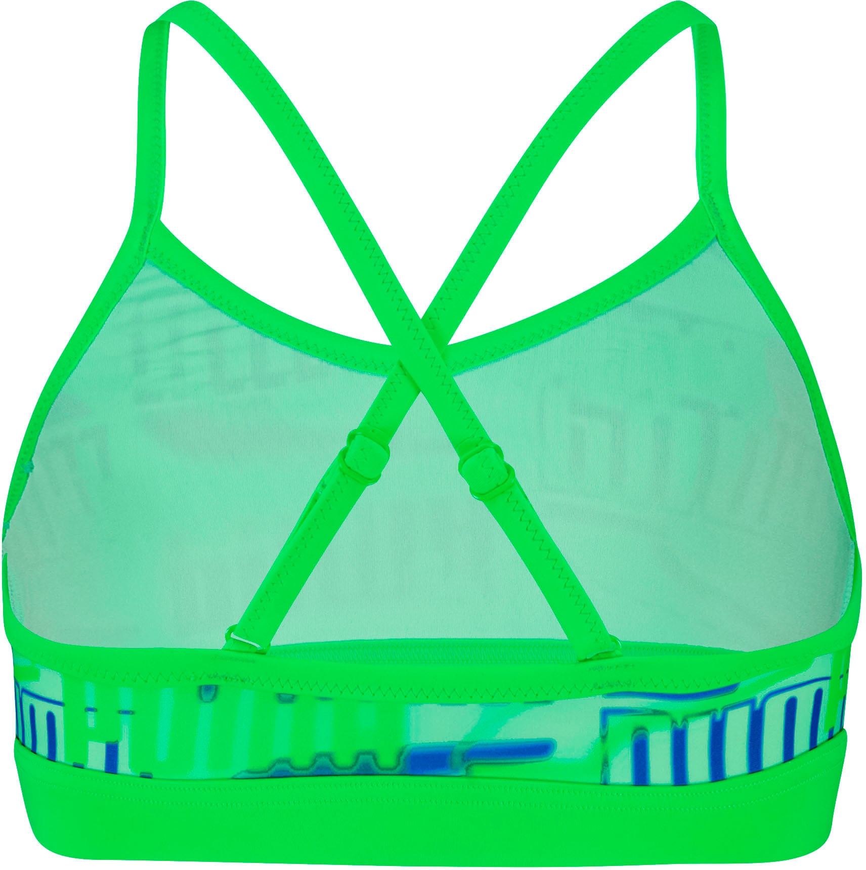 PUMA Bustier-Bikini, (Set), Mädchen-Bikini mit allover Logoprint