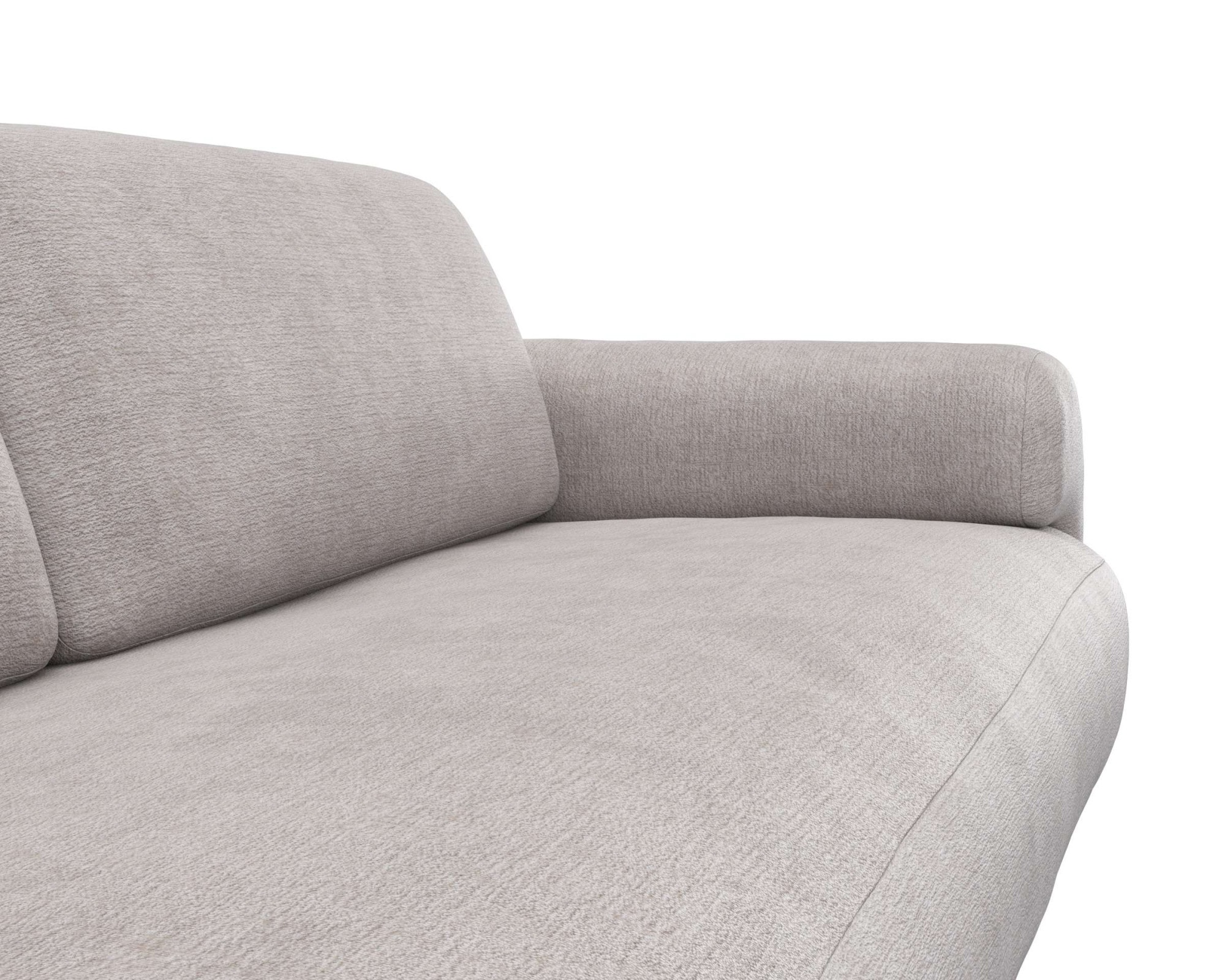 FLEXLUX 3-Sitzer »Molino Designsofa, Polstersofa, Einzelsofa, Couch« Kaltschaum & Stahl-Wellen für erstklassigen Sitzkomfort, Füsse Schwarz