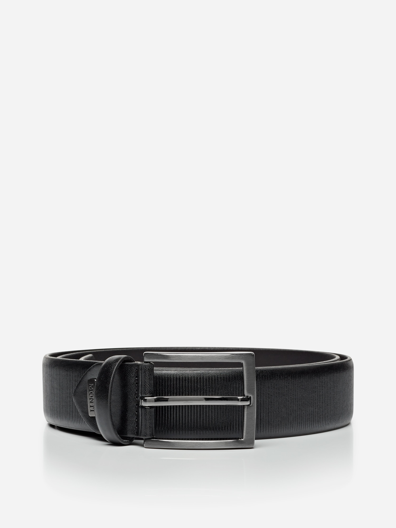 MONTI Ledergürtel »SALZBURG« mit silberfarbener Schließe