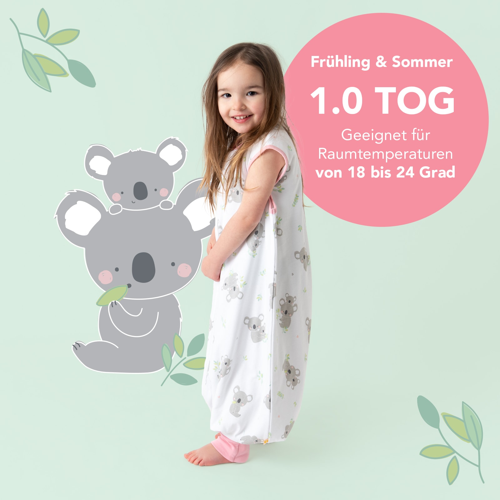 Schlummersack Babyschlafsack »Schlafsack mit Füßen 1.0 Tog«