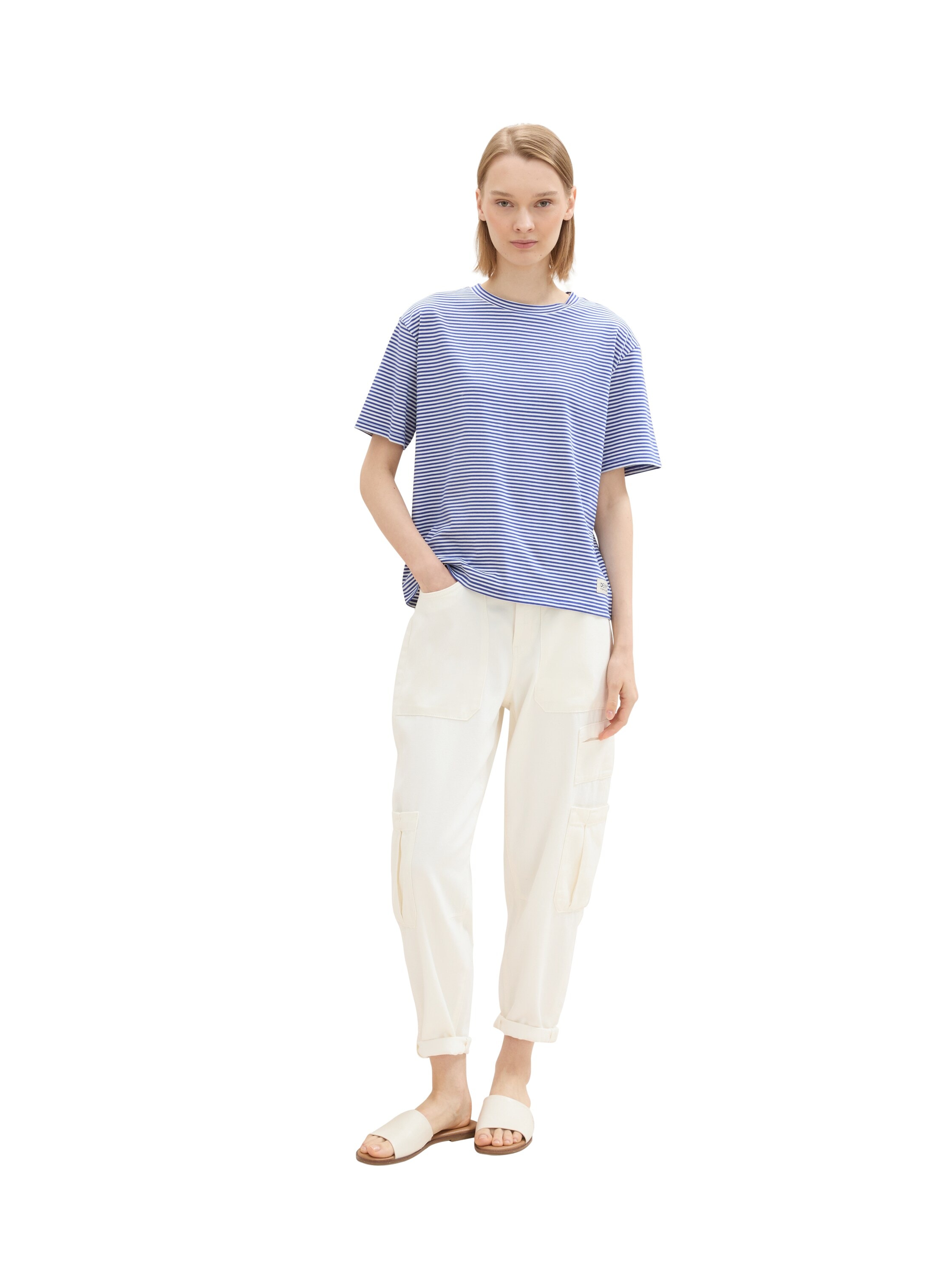 TOM TAILOR Denim T-Shirt »Boxy«, aus reiner Baumwolle