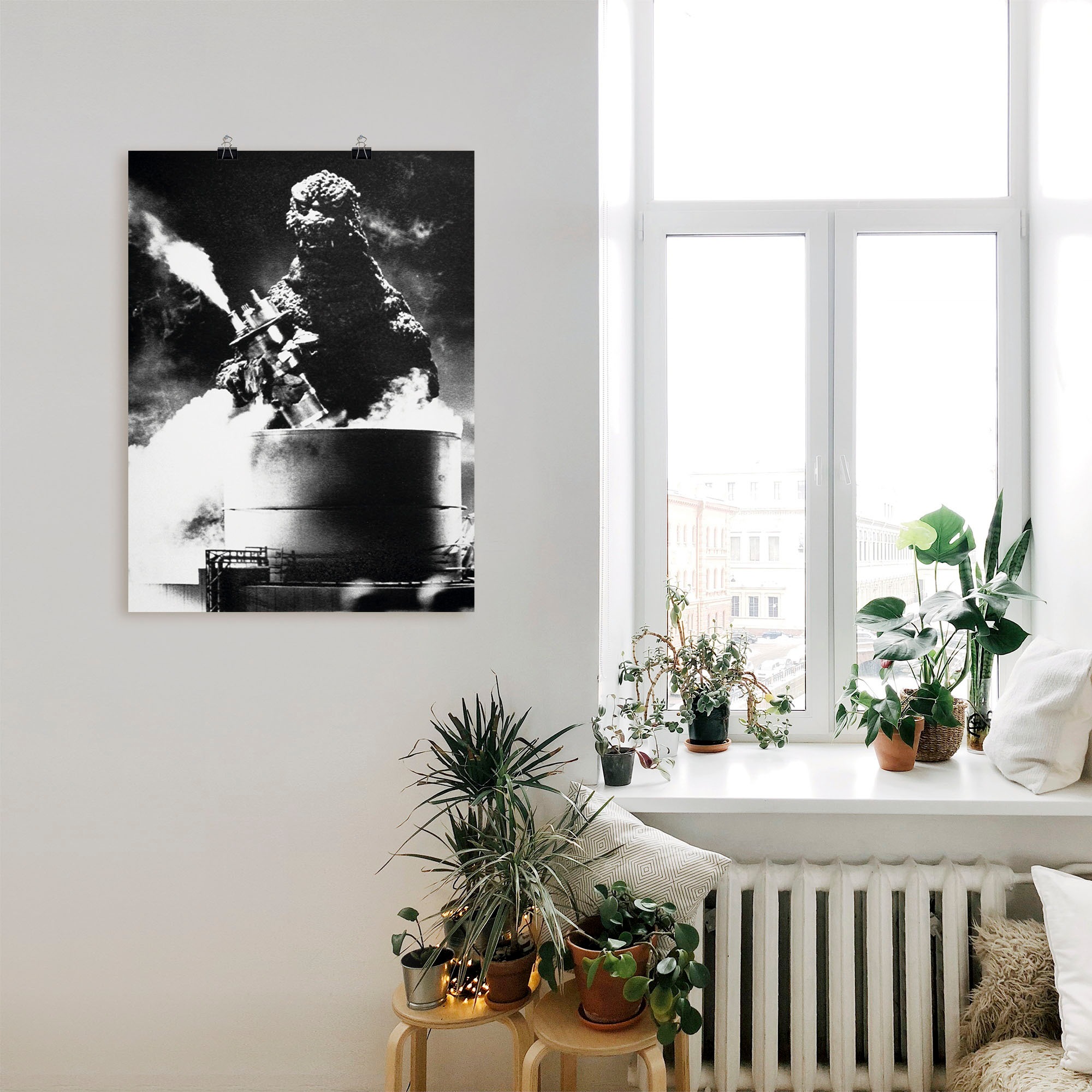 Artland Wandbild »Godzilla III« Film 1 Stk. tlg. als Leinwandbild, Poster in verschied. Größen