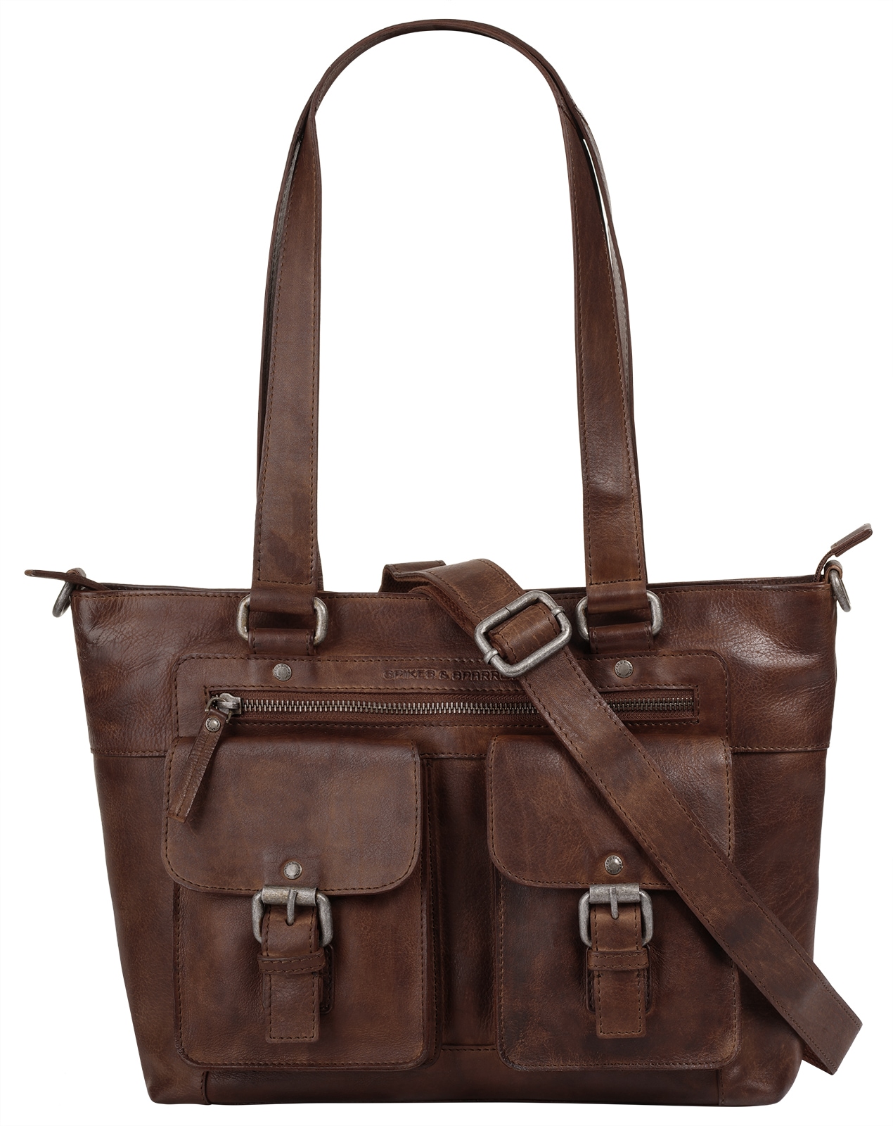 Spikes & Sparrow Shopper "SPIKES & SPARROW Damen echt Leder" echt Leder