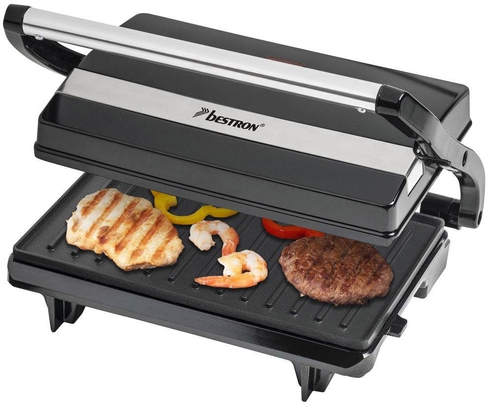 bestron Kontaktgrill »APM123Z Viva Italia«, 700 W, auch als Sandwich-/Panini-Kontaktgrill einsetzbar, antihaftbeschichtet