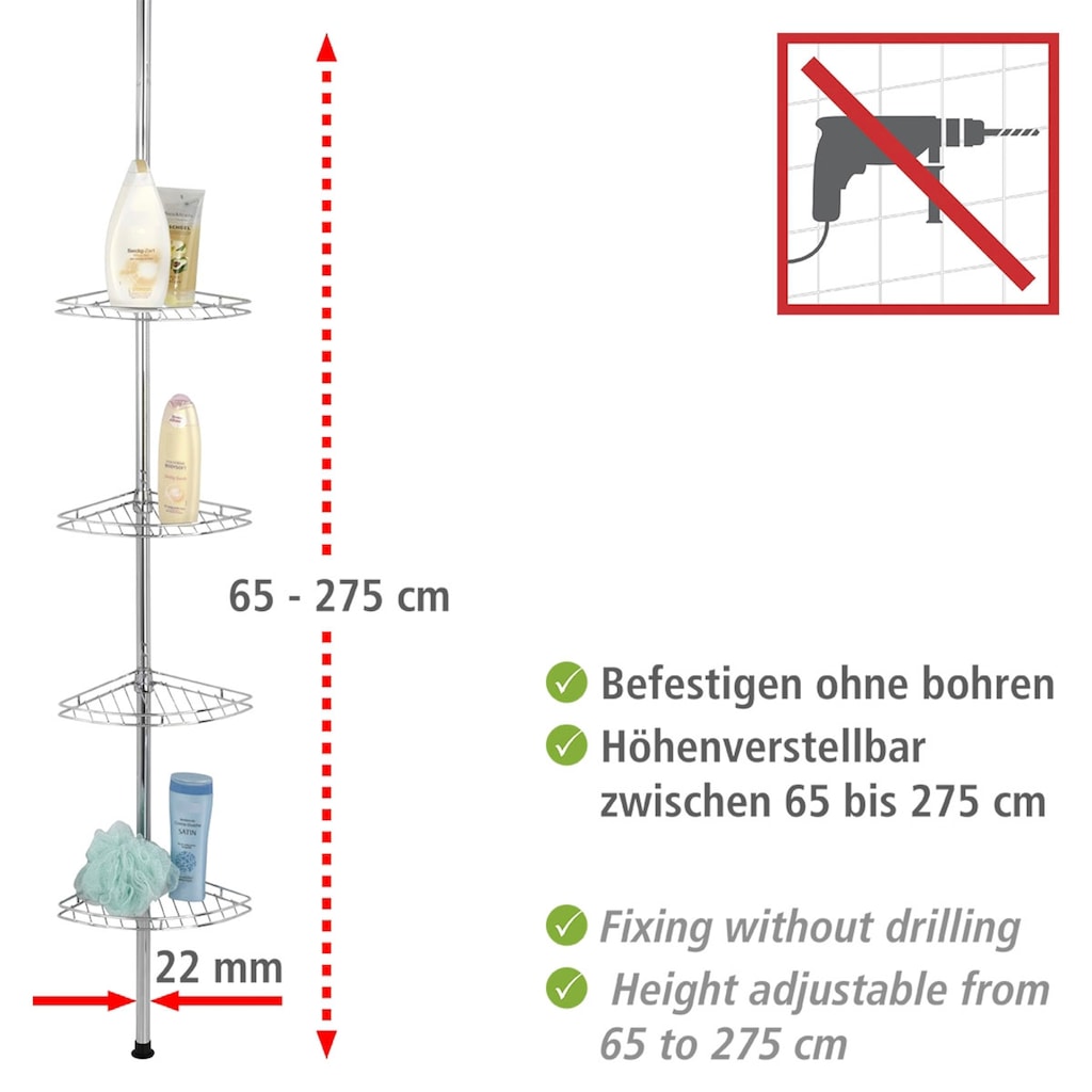 WENKO Teleskopregal »Prea«