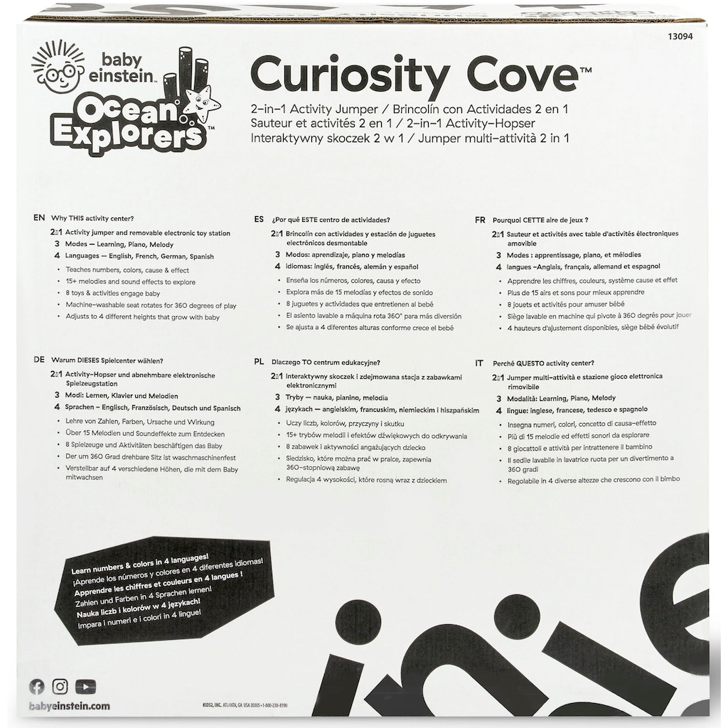 Baby Einstein Spielcenter »Curiosity Cove«, mit über 15 Melodien und Lichtern