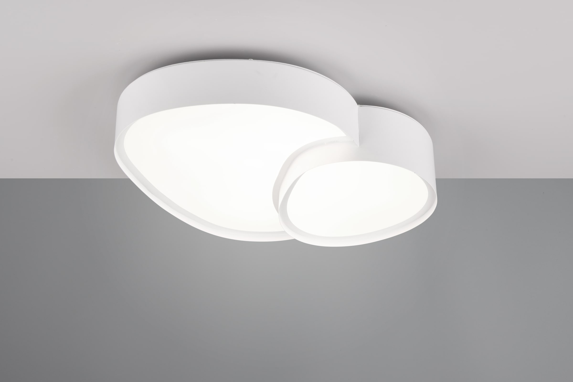 TRIO Leuchten LED Deckenleuchte »RISE, LED Deckenlampe 21W 2400 Lumen warmweiß bis kaltweiß 2700-6500K« LED-Board 1 Stk. warmweiß - kaltweiß Fernbedienung dimmbar Memoryfunktion Nachtlicht CCT Lichtfarbe wählbar