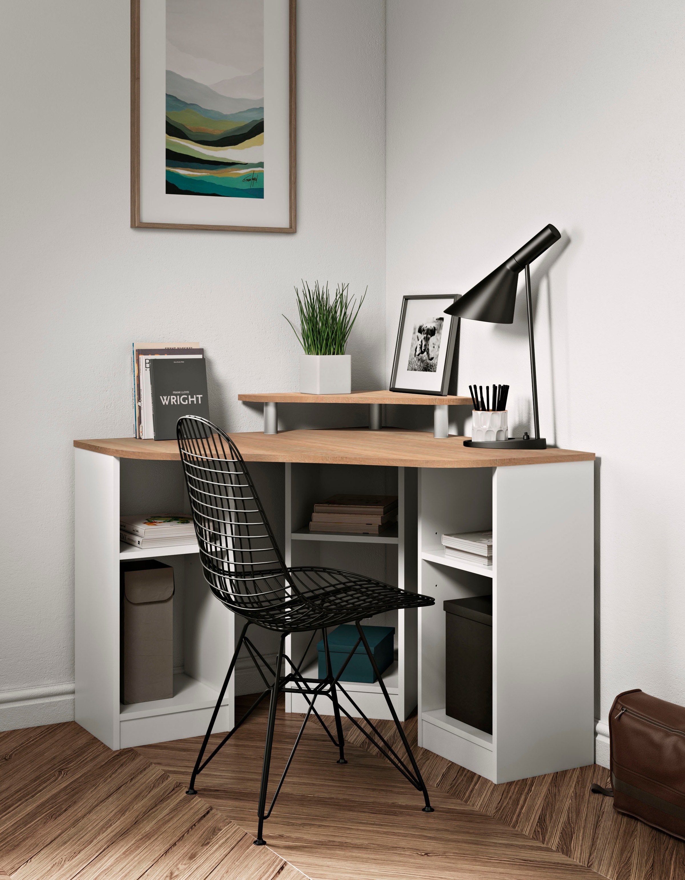 TemaHome Schreibtisch »Corner«, Melamingestell, Tischplatte auf cm Raten in Breite Farbvarianten, kaufen untersch. 94