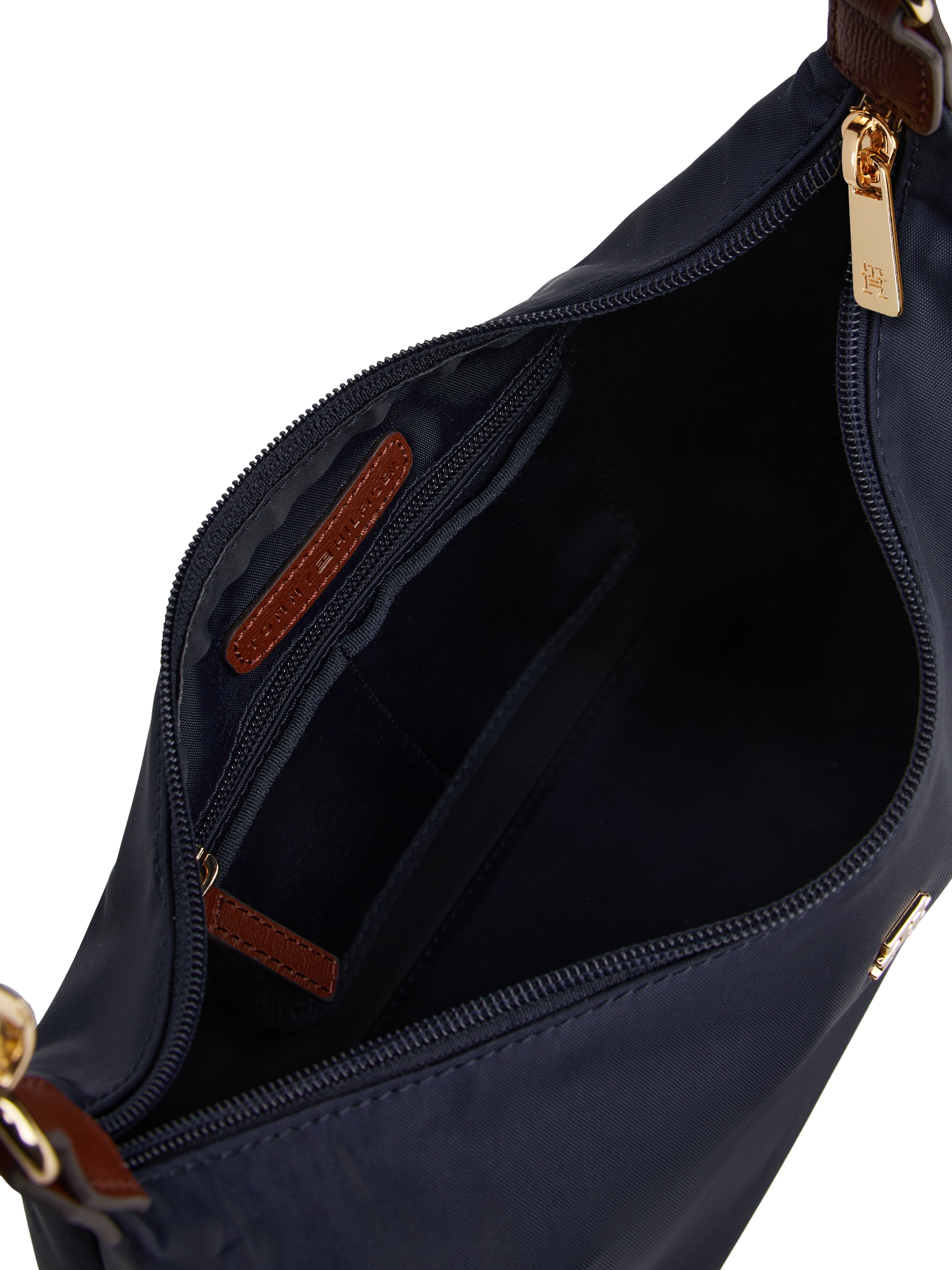 Tommy Hilfiger Schultertasche »POPETTE SHOULDER BAG« , Damen Umhängetasche, Tragetasche mit TH-Schmuckelement