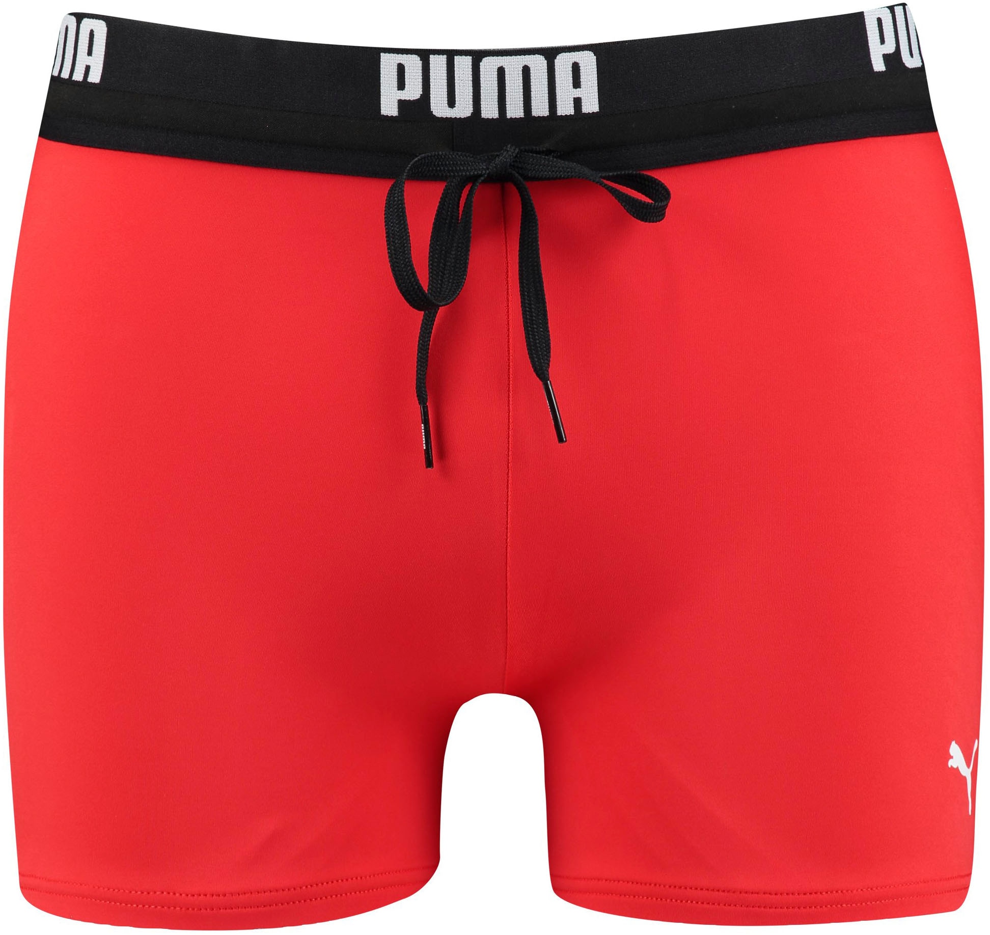 PUMA Badehose »PUMA SWIM MEN LOGO TRUNKS« elastischer Logobund mit integriertem Kordelzug