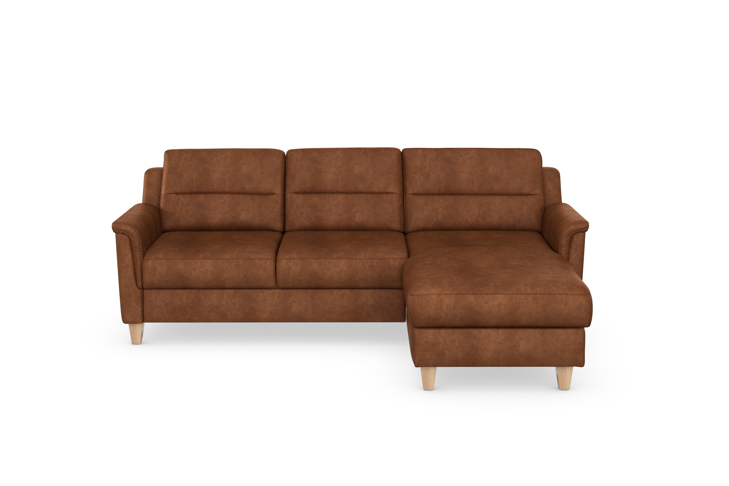 sit&more Ecksofa »Farö L-Form«, inklusive Federkern, wahlweise mit Bettfunktion und Bettkasten