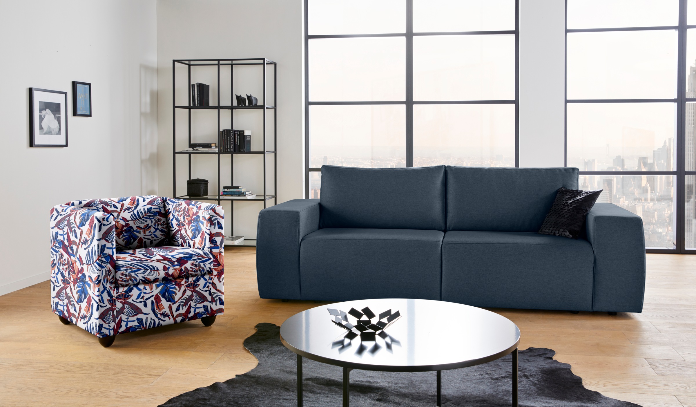 LOOKS by Wolfgang Joop Big-Sofa »LooksII«, geradlinig und komfortabel