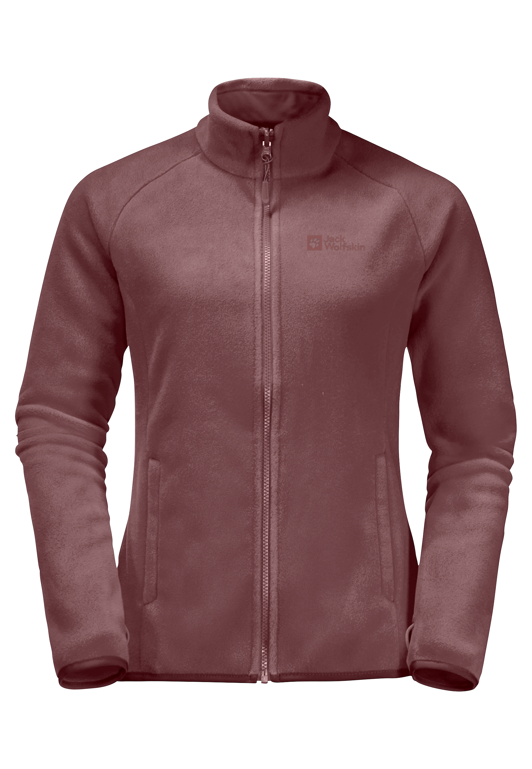 Jack Wolfskin Fleecejacke »MOONRISE FZ W«, mit kurzem Systemreißverschluss für Wanderungen
