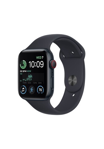 Apple Watch SE 44 mm, GPS + Cellular, Aluminiumgehäuse Mitternacht, Sportarmband... kaufen