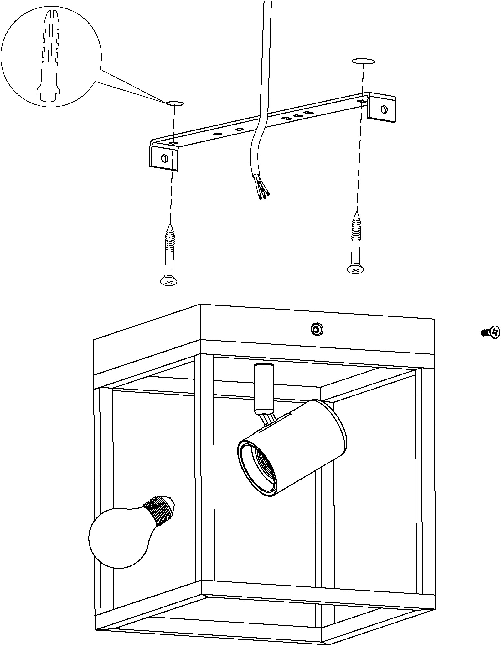 EGLO Deckenleuchte »SILENTINA« E27 1 Stk. Wand-/Deckenleuchte, schwarz, Leuchtmittel exkl.