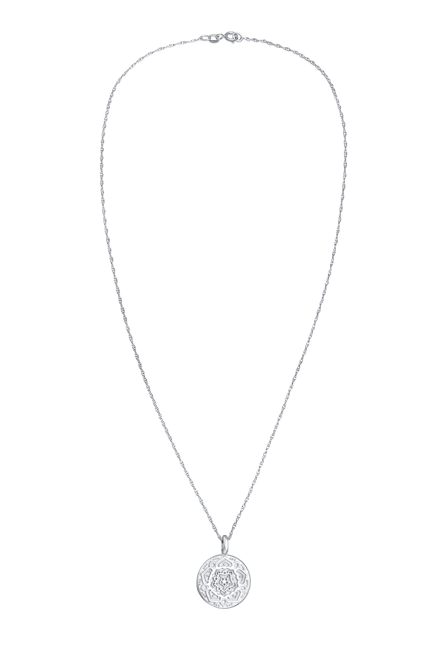 Elli Kette mit Anhänger »Halskette Mandala Anhänger Rund 925 Silber«