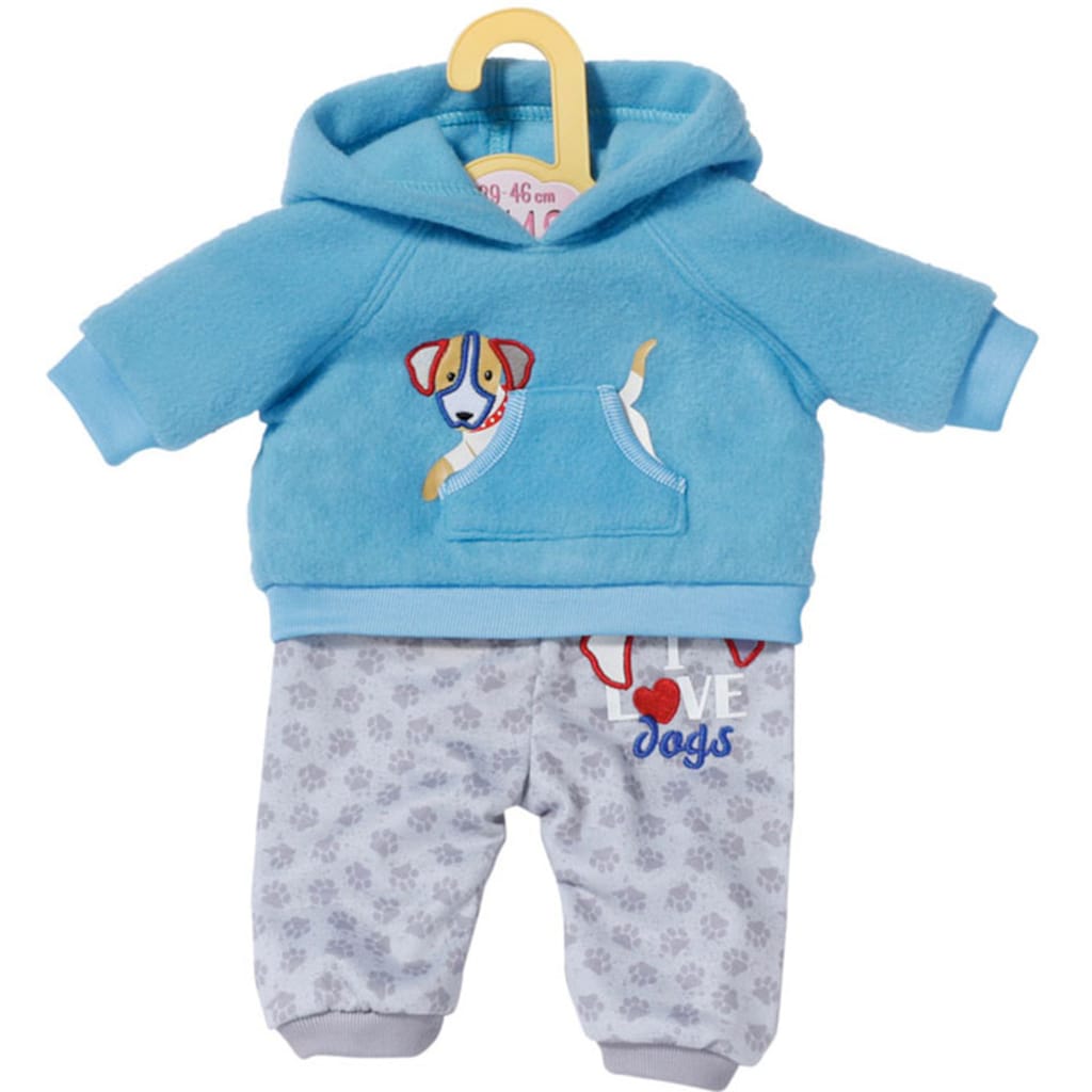 Zapf Creation® Puppenkleidung »Dolly Moda Sport-Outfit Blau, 43 cm«