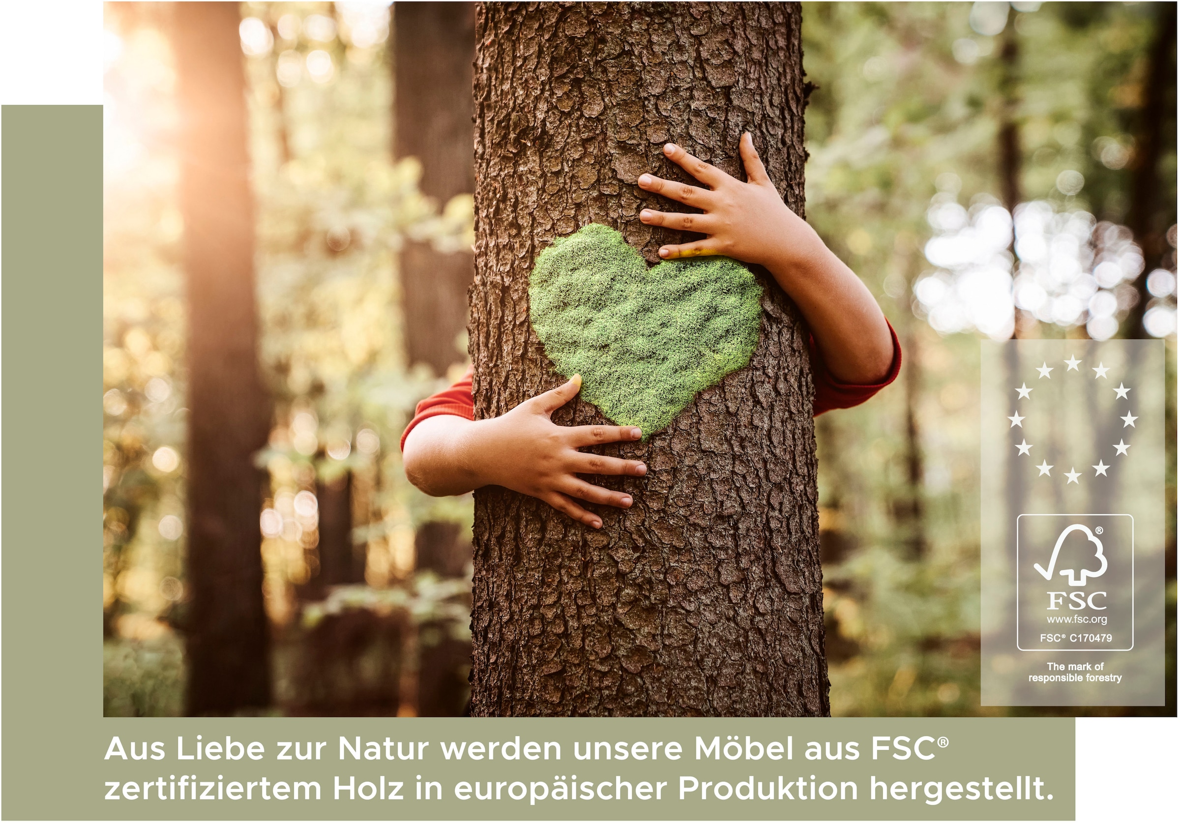 INOSIGN Wohnwand »Aosta, Breite 235cm, bestehend aus Lowboard, Wandboard, Vitrine« 3 Stk. tlg.