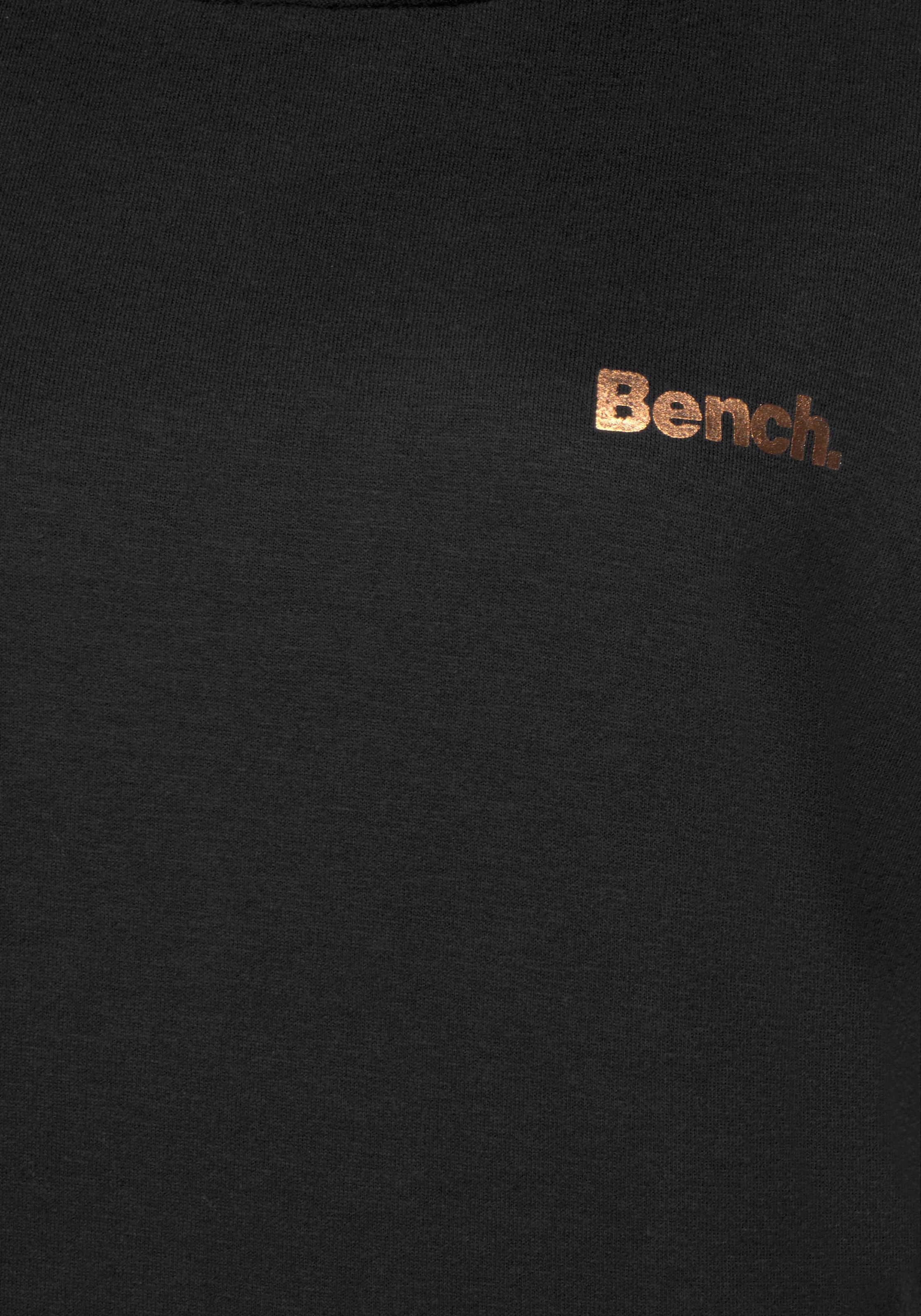 Bench. Loungewear Longsweatshirt , mit Stehkragen in Layeroptik und Kängurutasche, Loungewear
