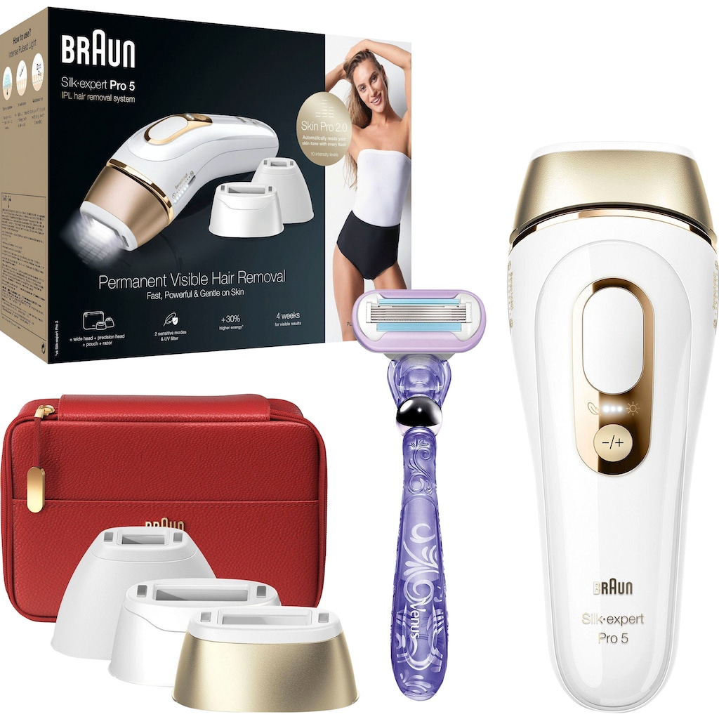 Braun IPL-Haarentferner »HERO, Silk-Expert Pro 5 PL5267«, 400.000 Lichtimpulse