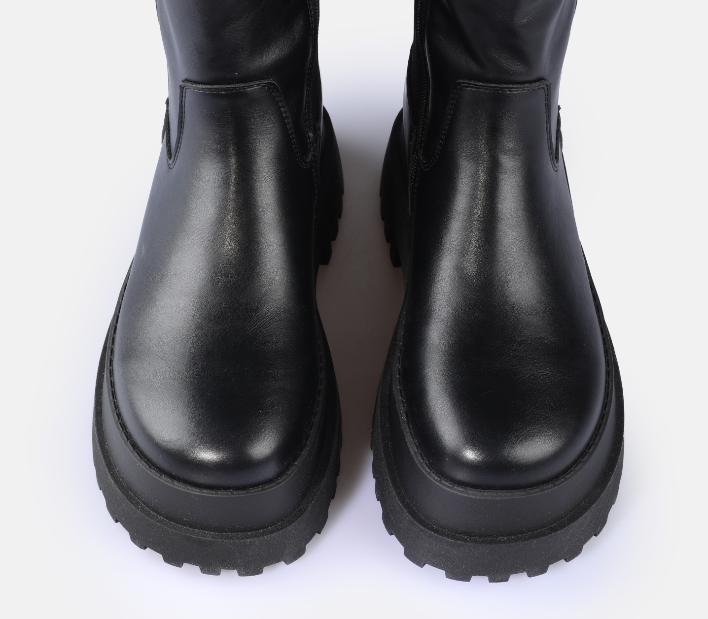 Buffalo Overkneestiefel »PLUTO«  Langschaftstiefel, Festivalboots mit Stretchschaft