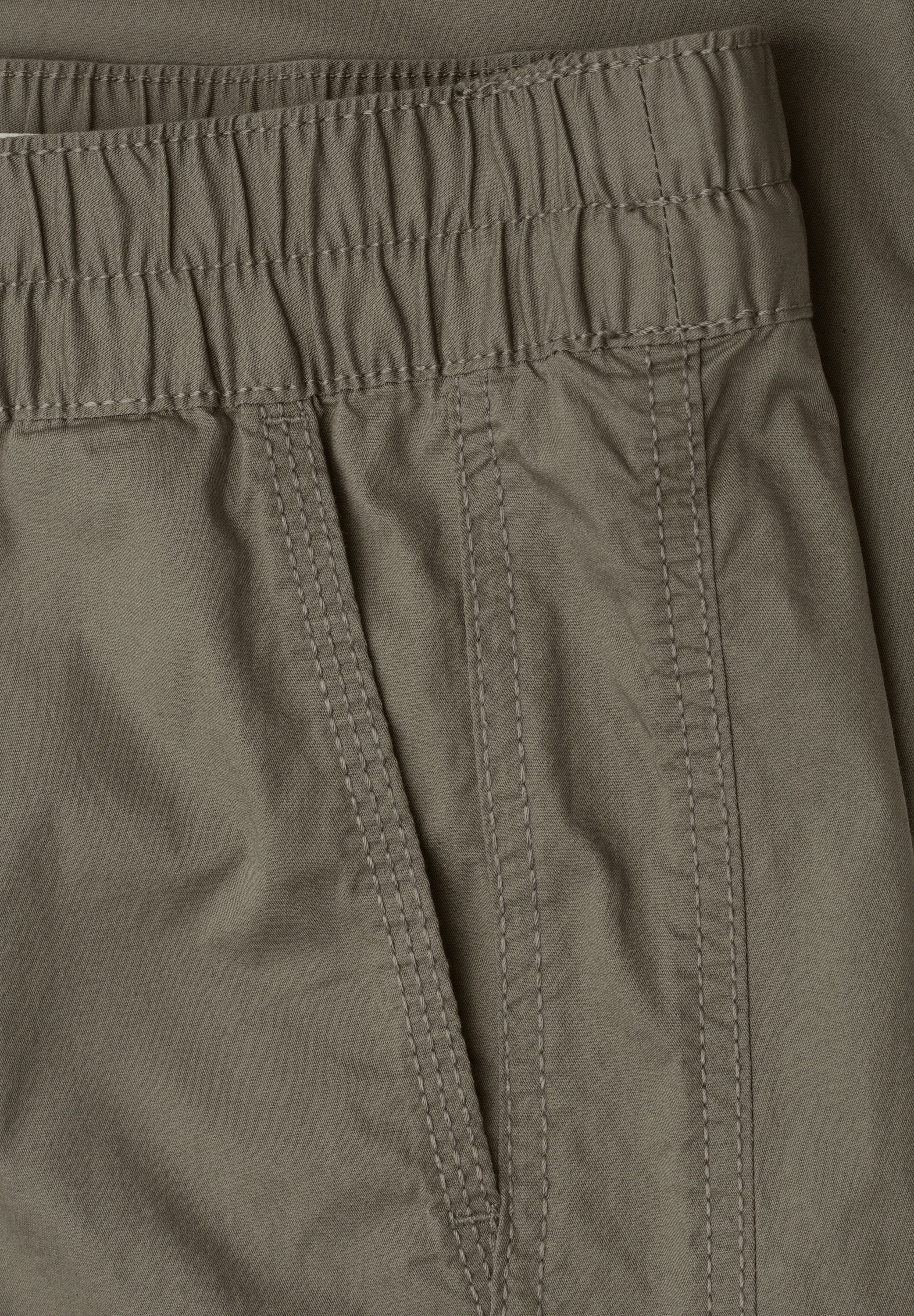 STREET ONE Paperbag-Hose  mit elastischem Bund