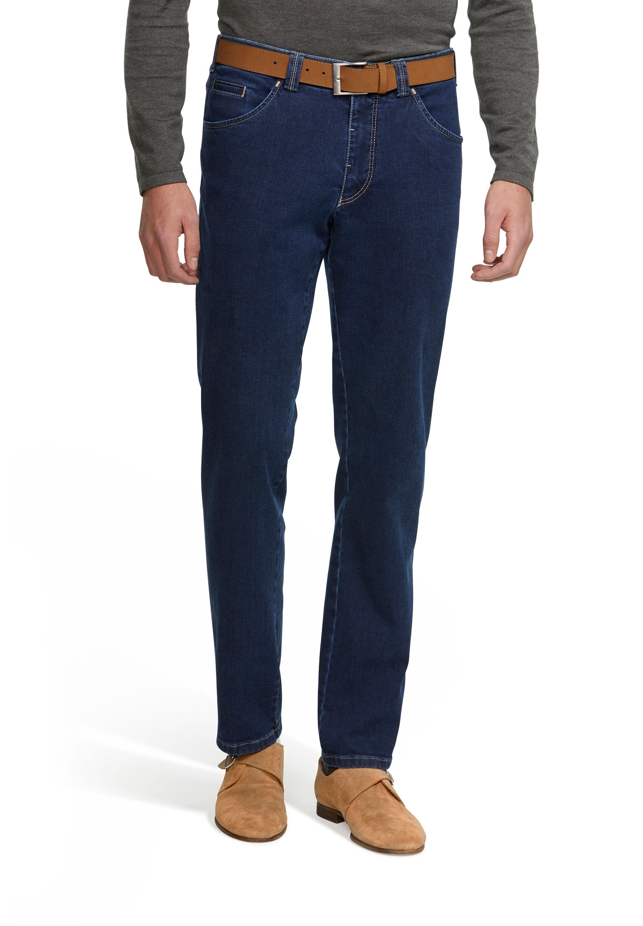 MEYER 5-Pocket-Jeans »Dublin« aus Stretch-Denim mit Dehnbund