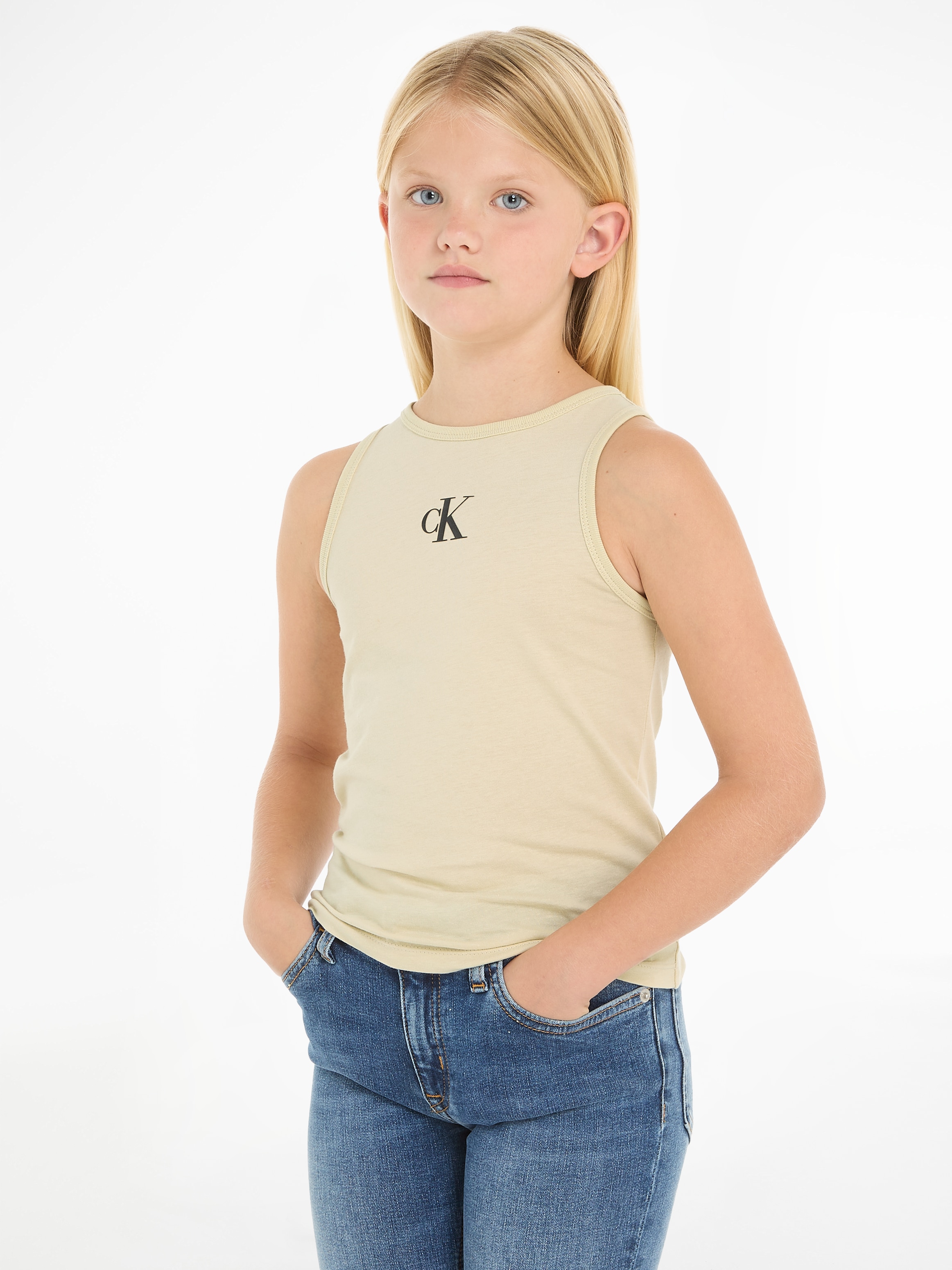 Calvin Klein Jeans Tanktop »CK LOGO TANK TOP«, Kinder bis 16 Jahre