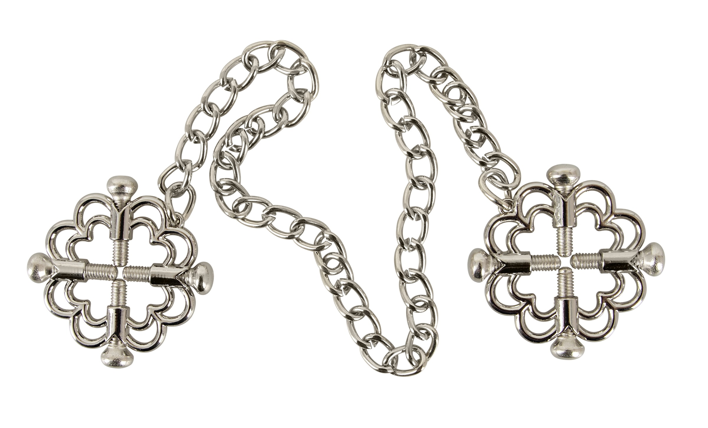 Bad Kitty Nippelklemme »Nippelklemmen Nipple Jewellery with Metal Chain«