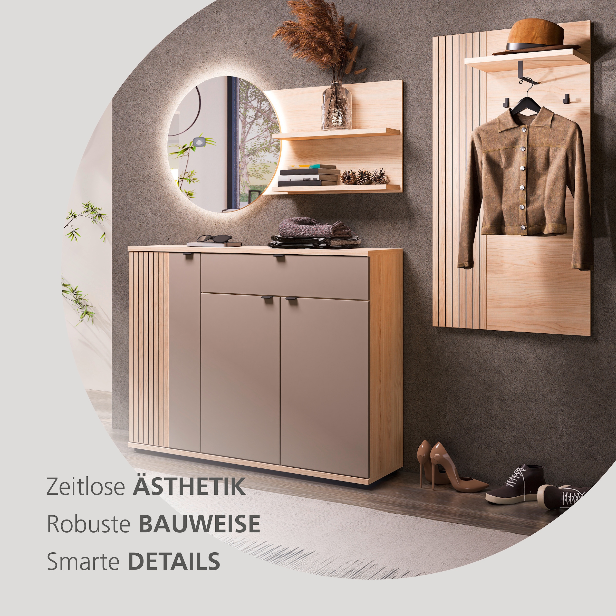 Innostyle Garderoben-Set »Pisa Garderoben-Set« 3 Stk. tlg.