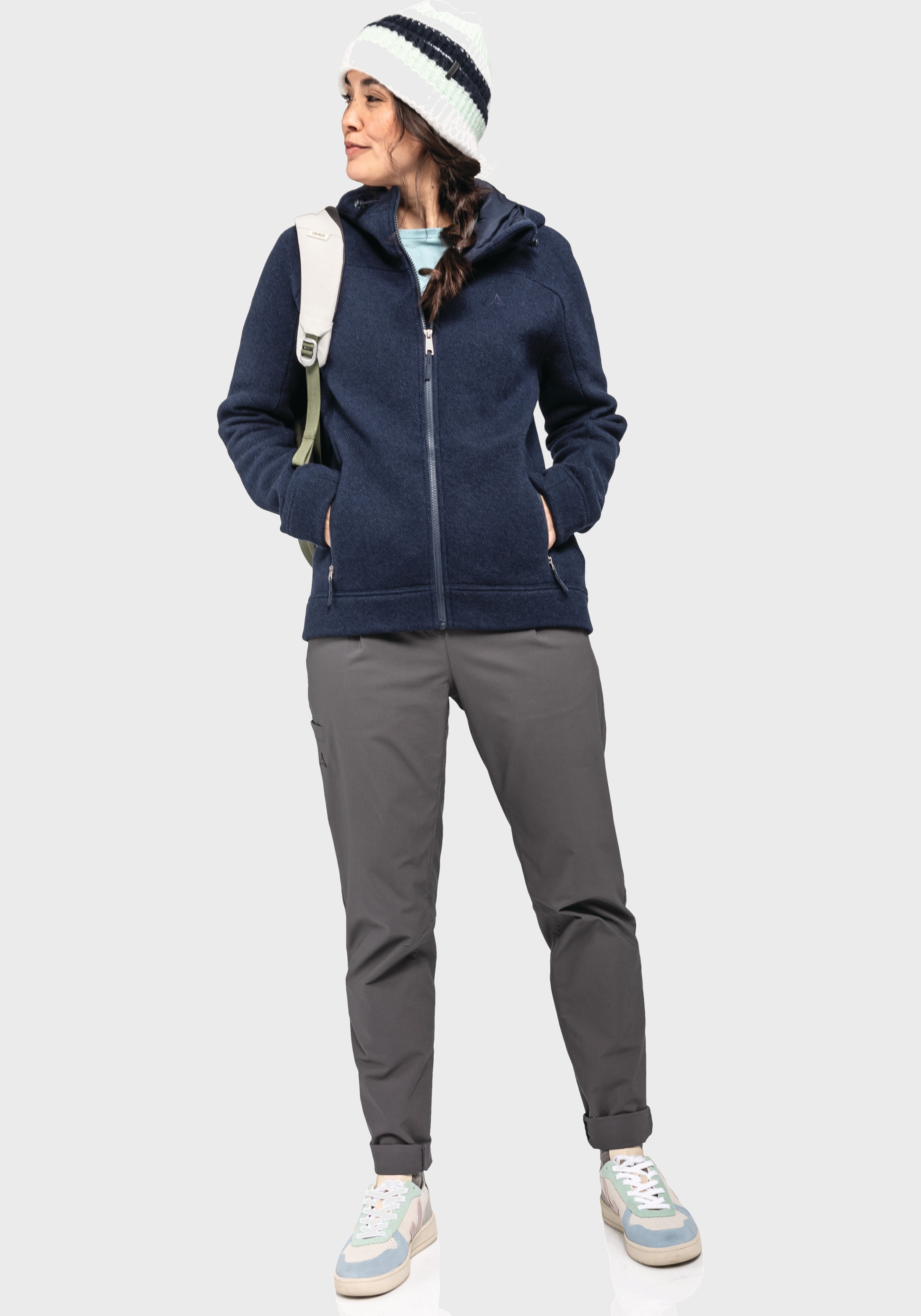 Schöffel Fleecejacke »Fleece Hoody Lakefield L«, mit Kapuze