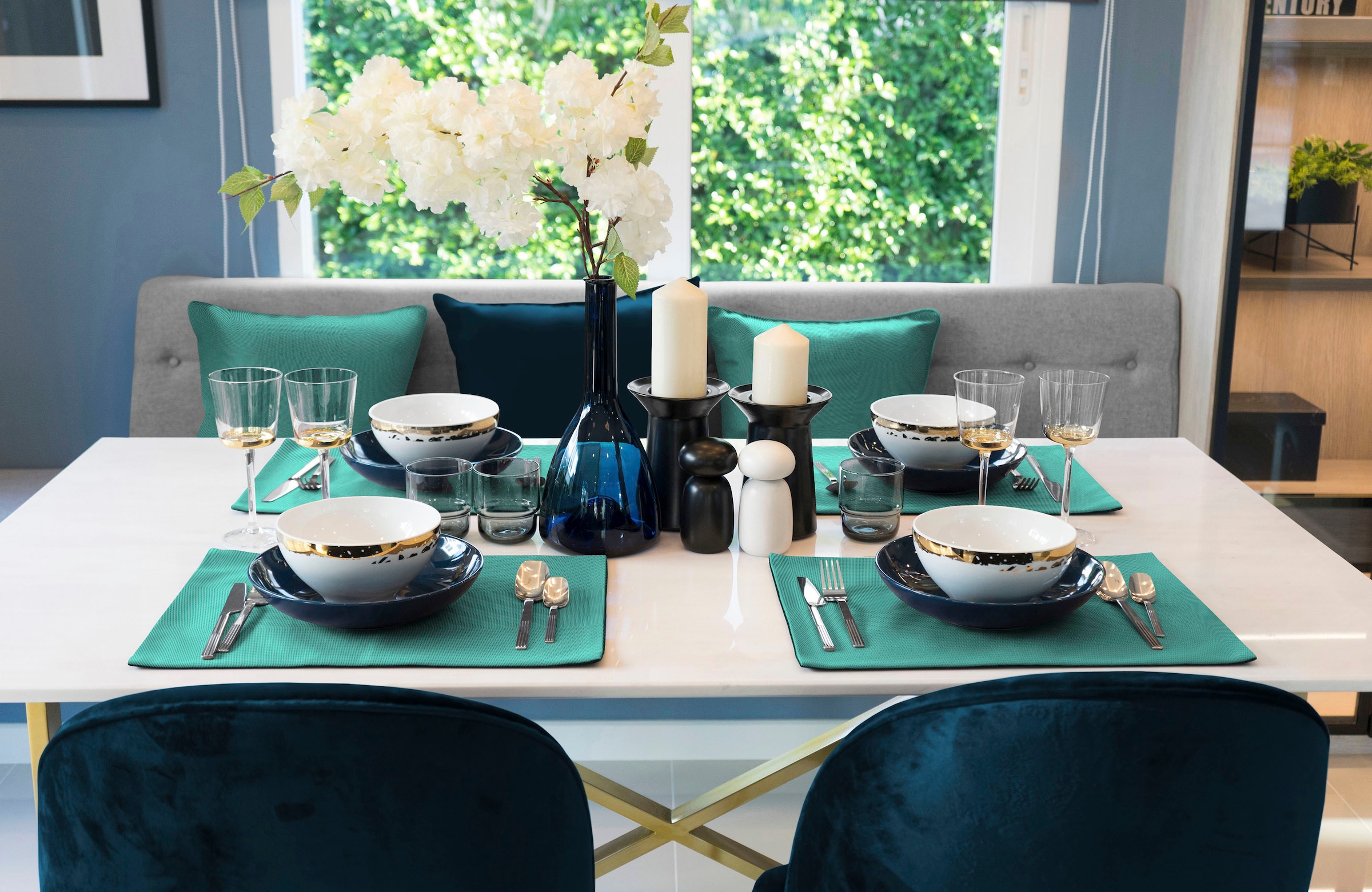 Adam Platzset "Uni Collection" GOTS zertifiziert, Made in Germany