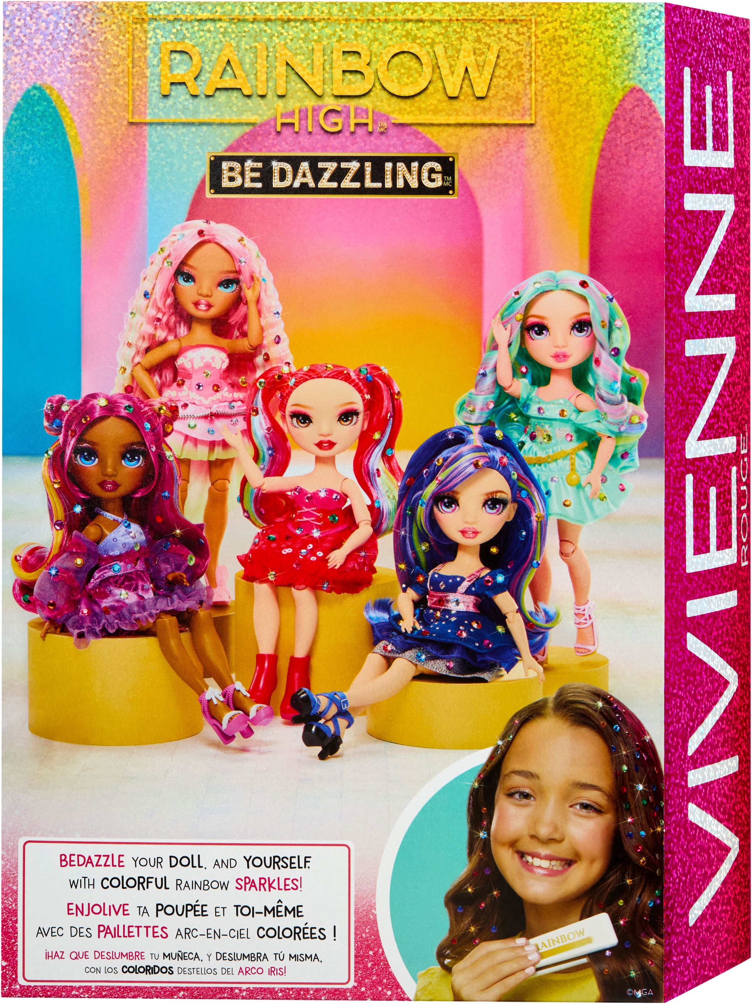RAINBOW HIGH Anziehpuppe »Rainbow High Be Dazzling Fashion Dolls- Vivienne Rouge«