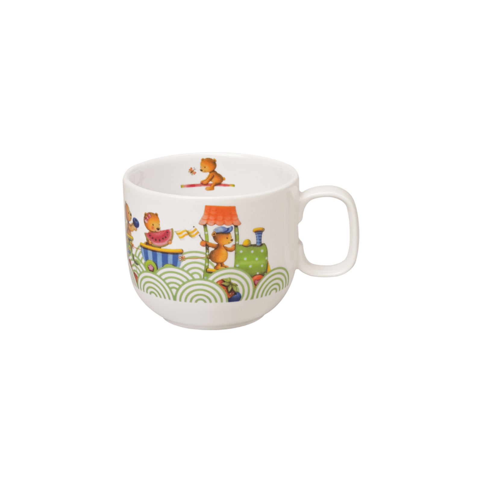 Villeroy & Boch Kindergeschirr-Set »Kindergeschirr Hungry as a Bear 3er Set bunt« Spülmaschinenfest, Mikrowellensicher