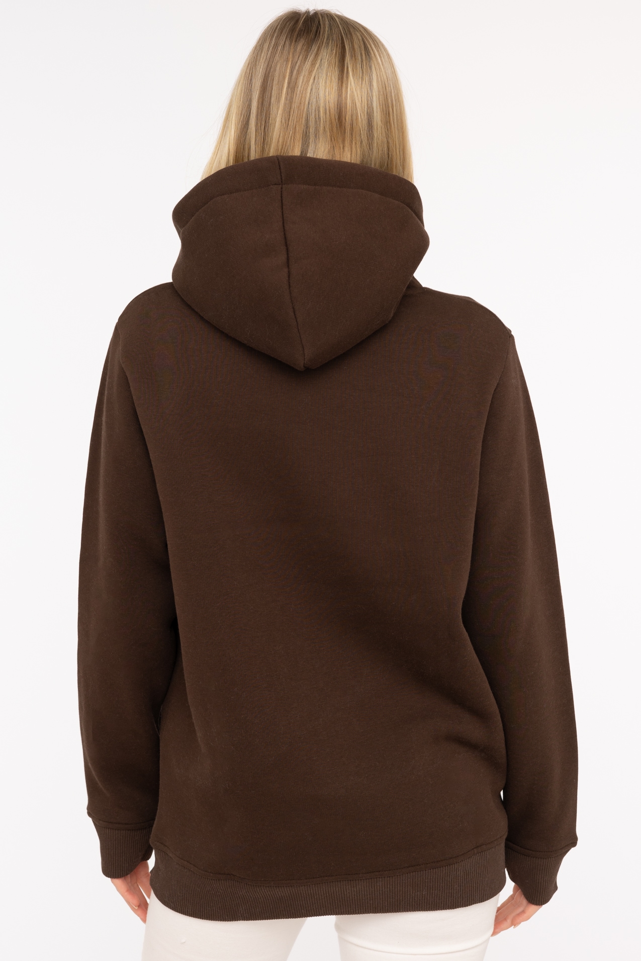 Zwillingsherz Hoodie »"Dackel"«, Stickerei vorne, weiche Fleeceinnenseite, bedruckte Kordel